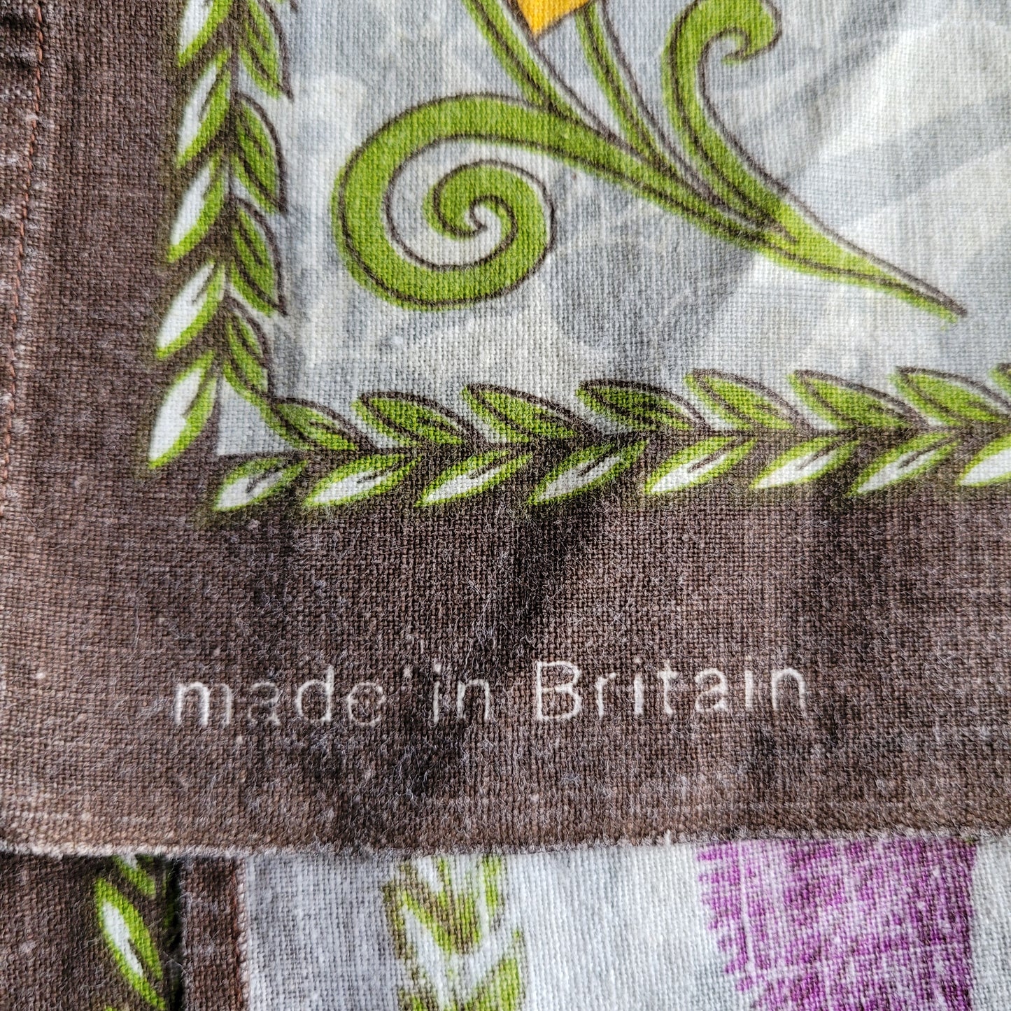 1977 Queen's Silver Jubilee commemorative tea towel, designed by Clive Mayor