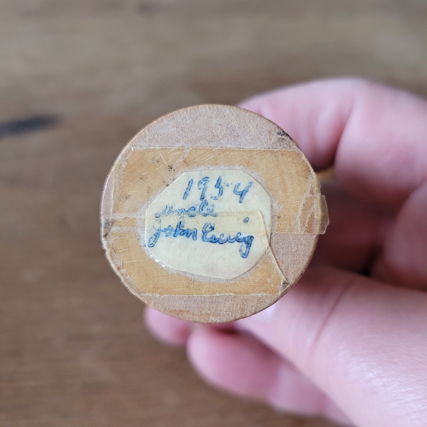 1950s hand-painted wooden Chef salt & pepper shaker set, made in Japan