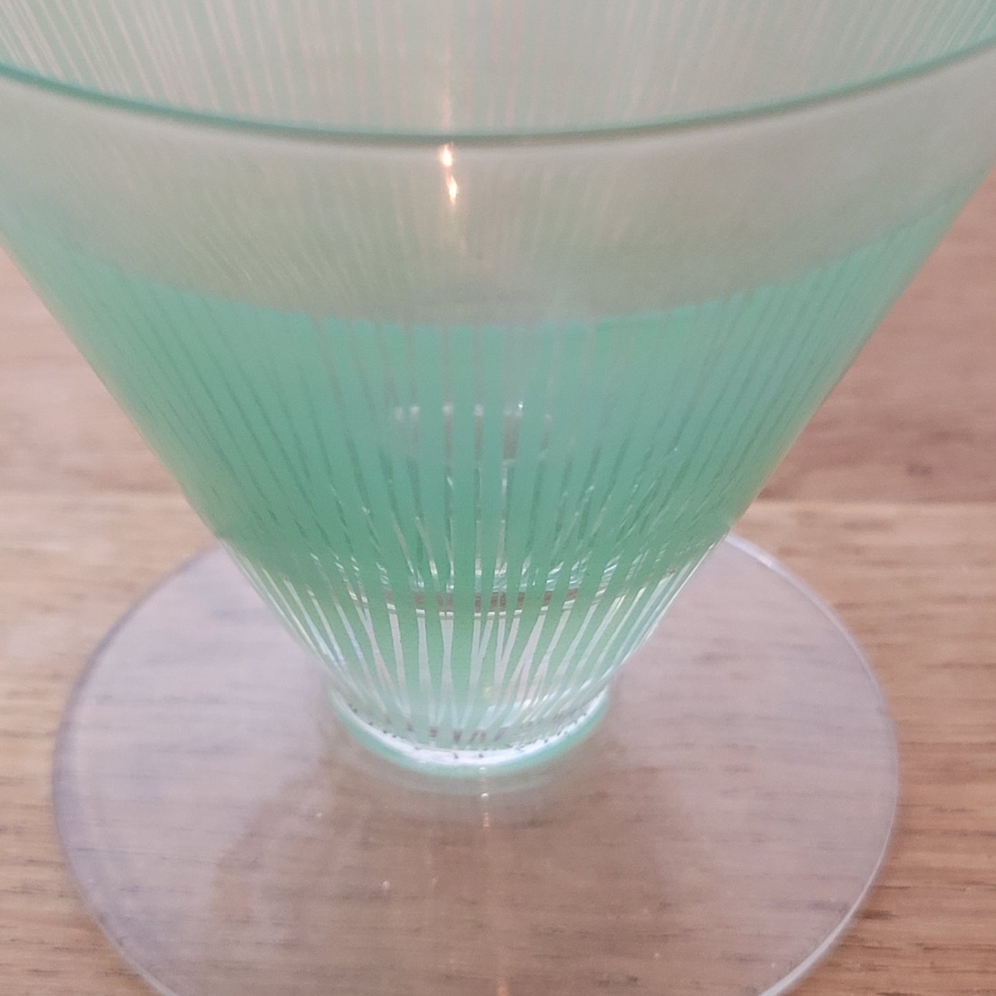 Set of 4 rare 1950s assorted colour 'Party' cocktail glasses by Bengt Orup for Johansfors, Sweden