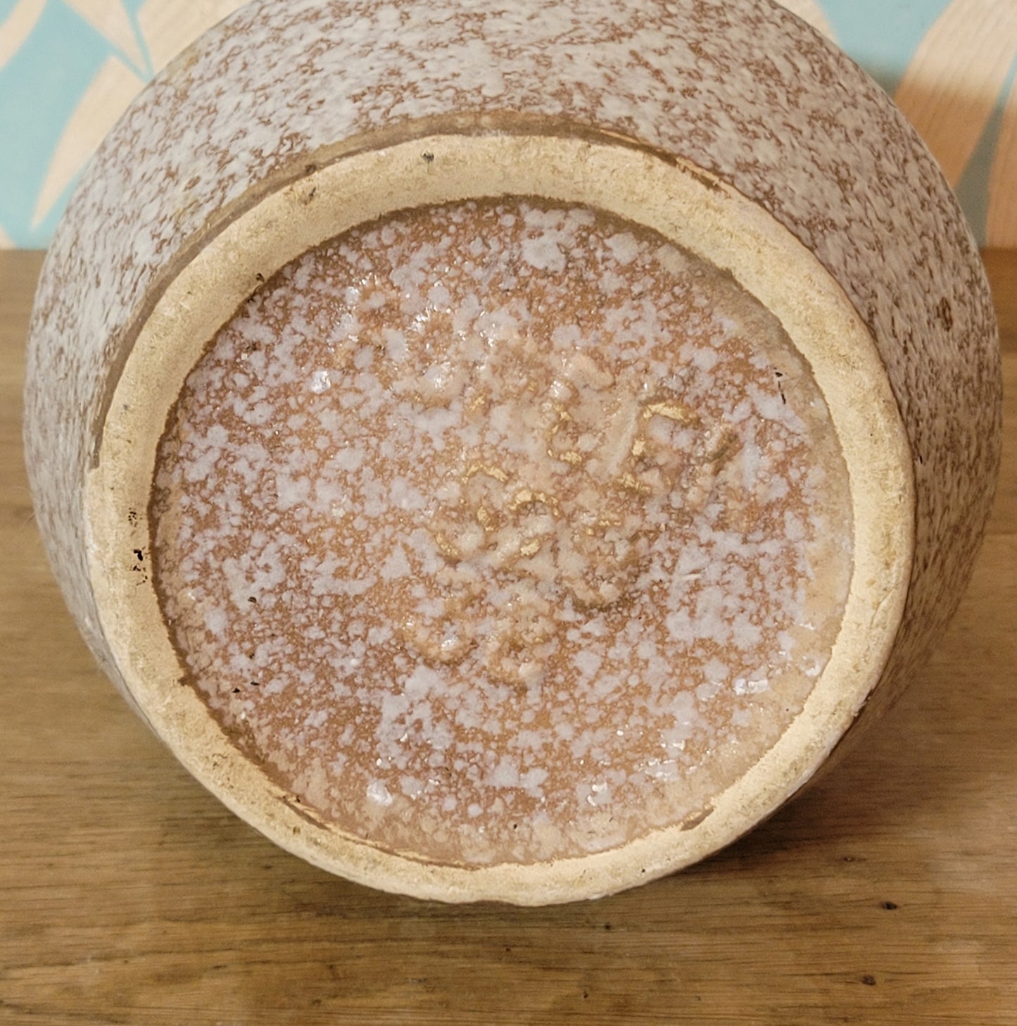 Mid-century Scheurich Keramik West Germany fat lava floor vase