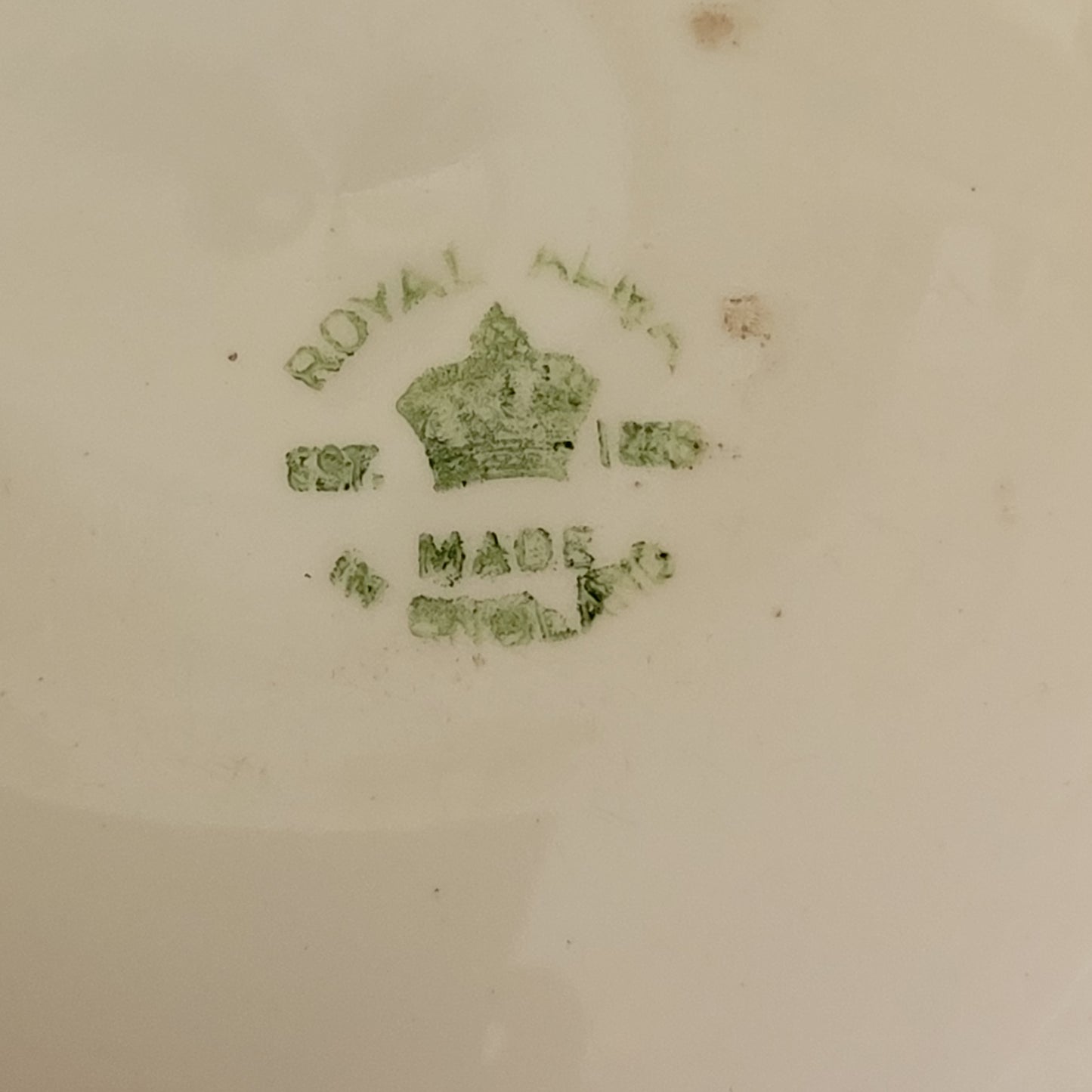 Vintage Royal Alma "Please do not kiss me!" novelty picture plate