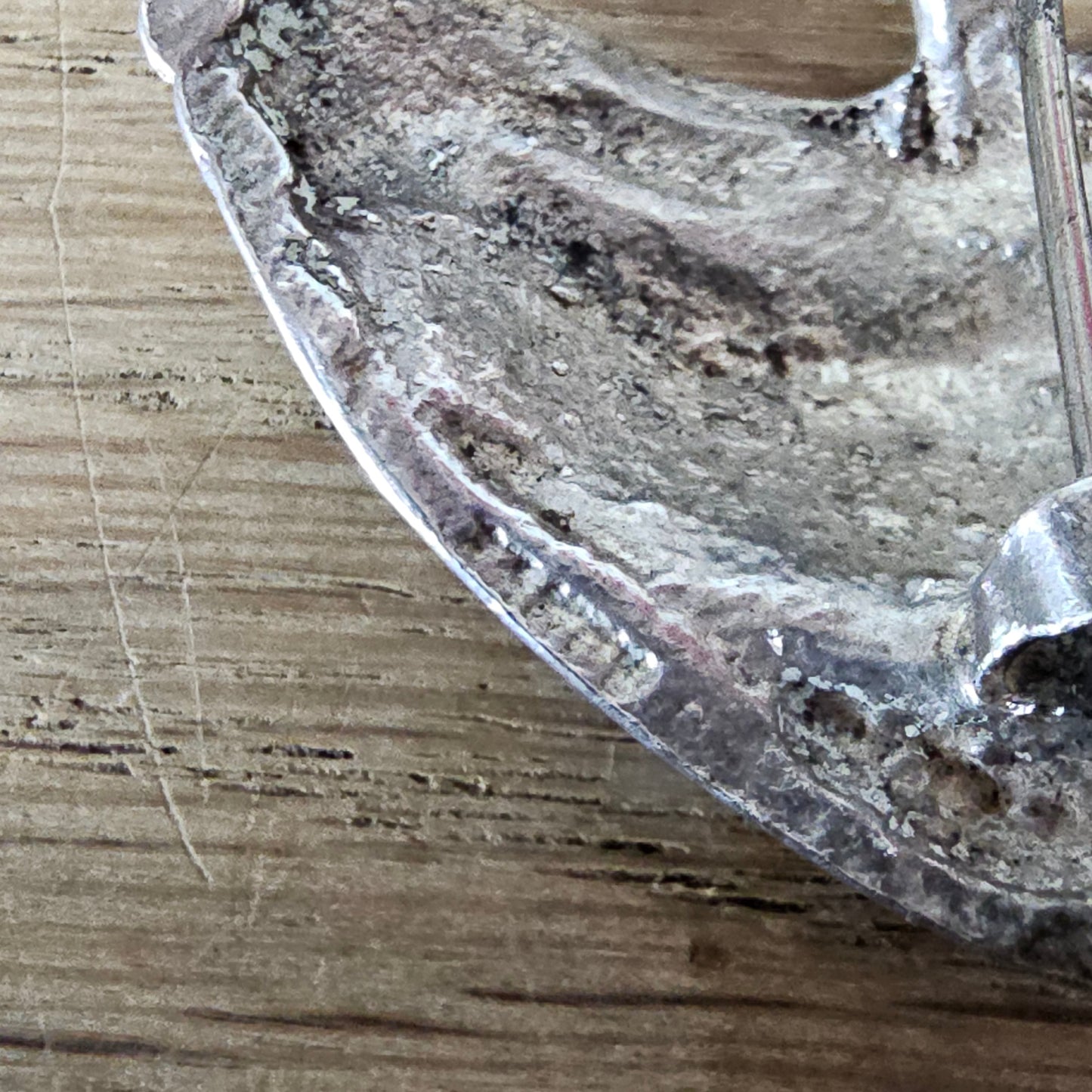 1930s/40s Arts & Crafts-style sterling silver galleon brooch