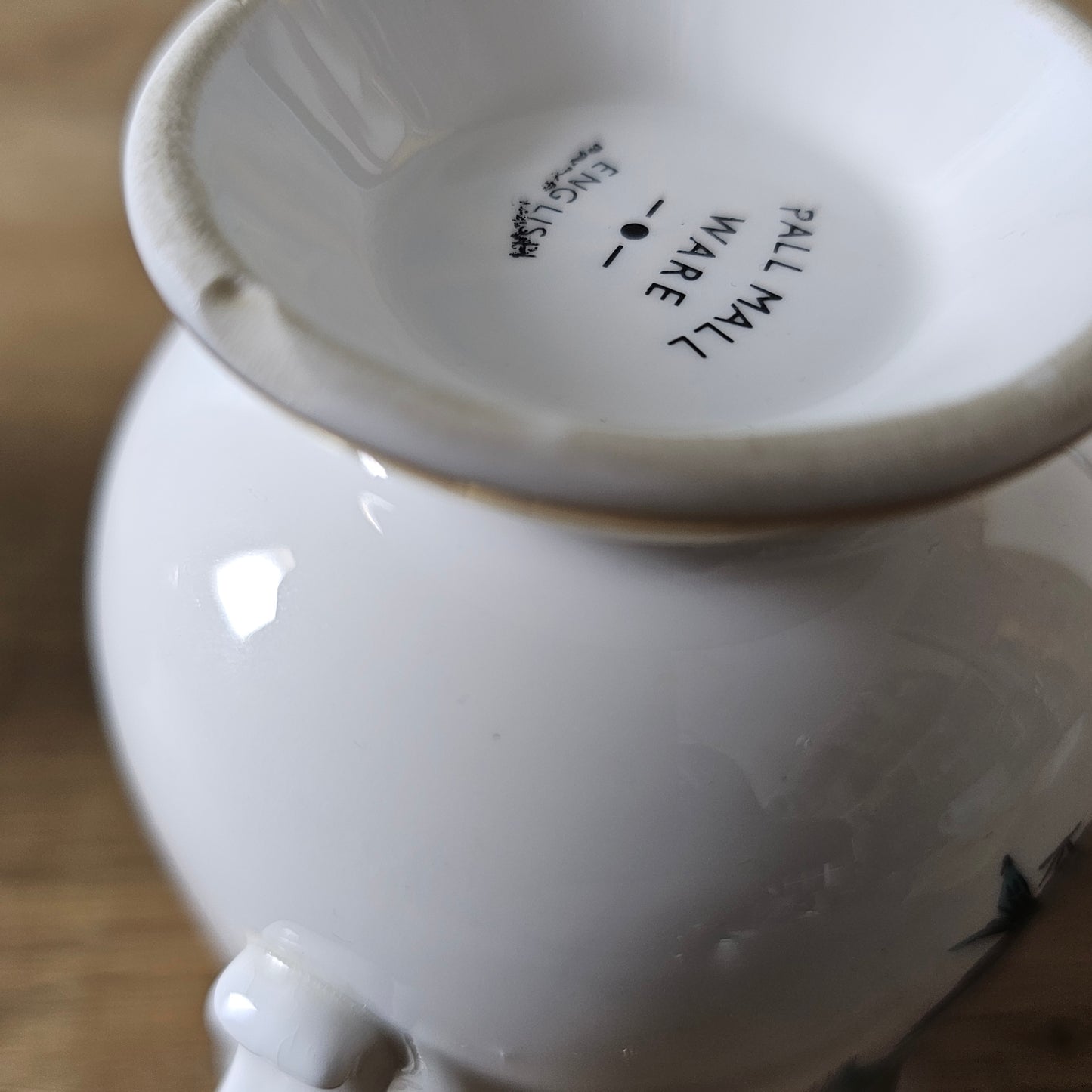 Set of two 1960s Pall Mall Ware English bone china pedestal coffee cups