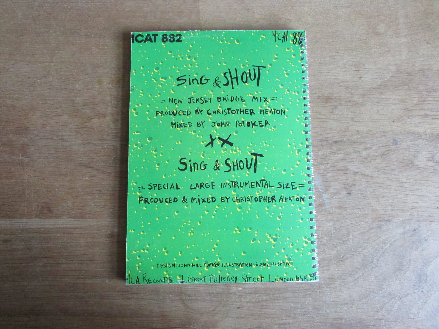 Home-made A4 wire-bound sketchbook using 100% recycled 140gsm Cartridge Paper, Second Image