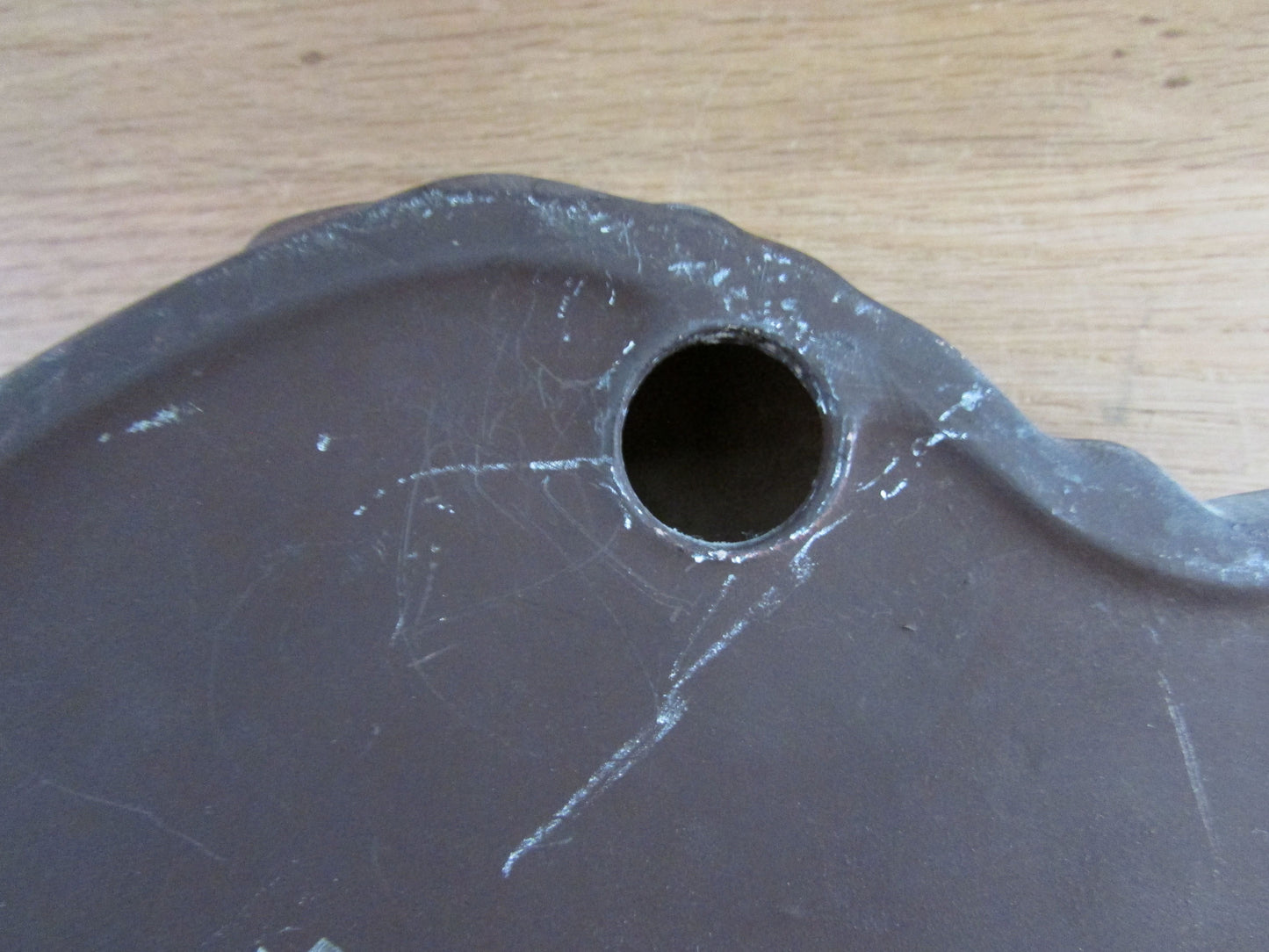 1960s Cortendorf 3440 girl with ponytail & gold headscarf ceramic wall mask/plaque, made in Western Germany