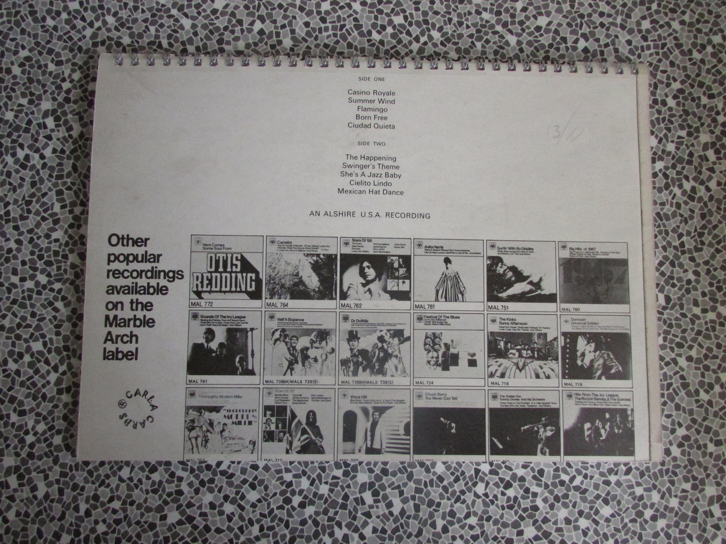 Home-made A4 wire bound sketchbook using 170gsm Acid Free Cartridge Paper, Los Norte