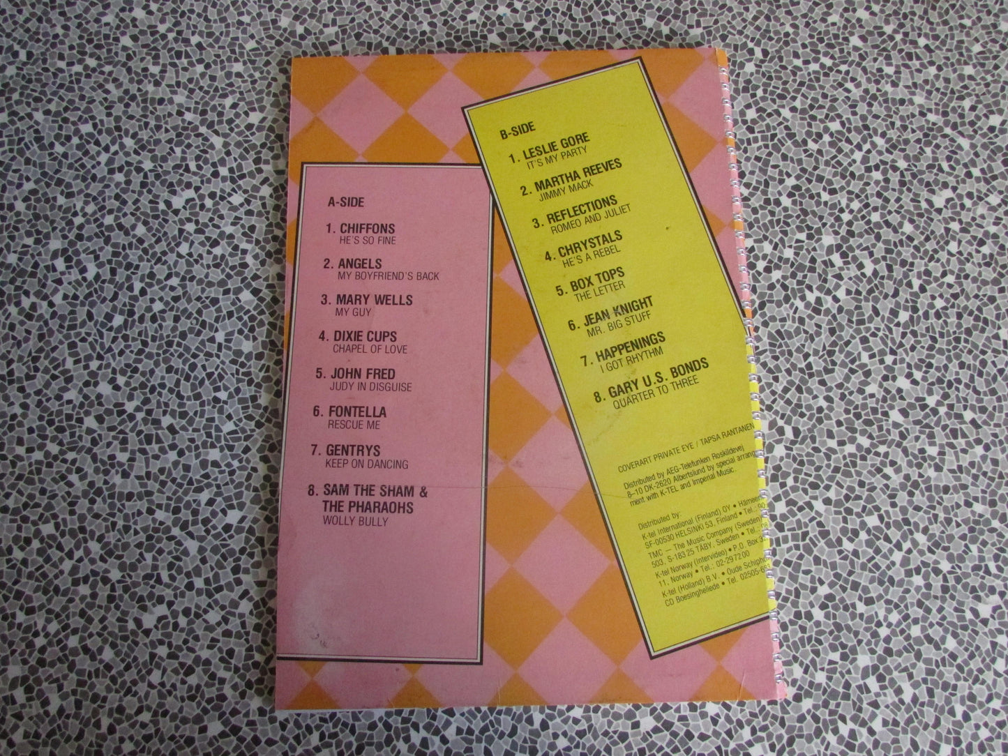 Home-made A4 wire bound sketchbook using 130gsm Cartridge Paper, Back to The 60's