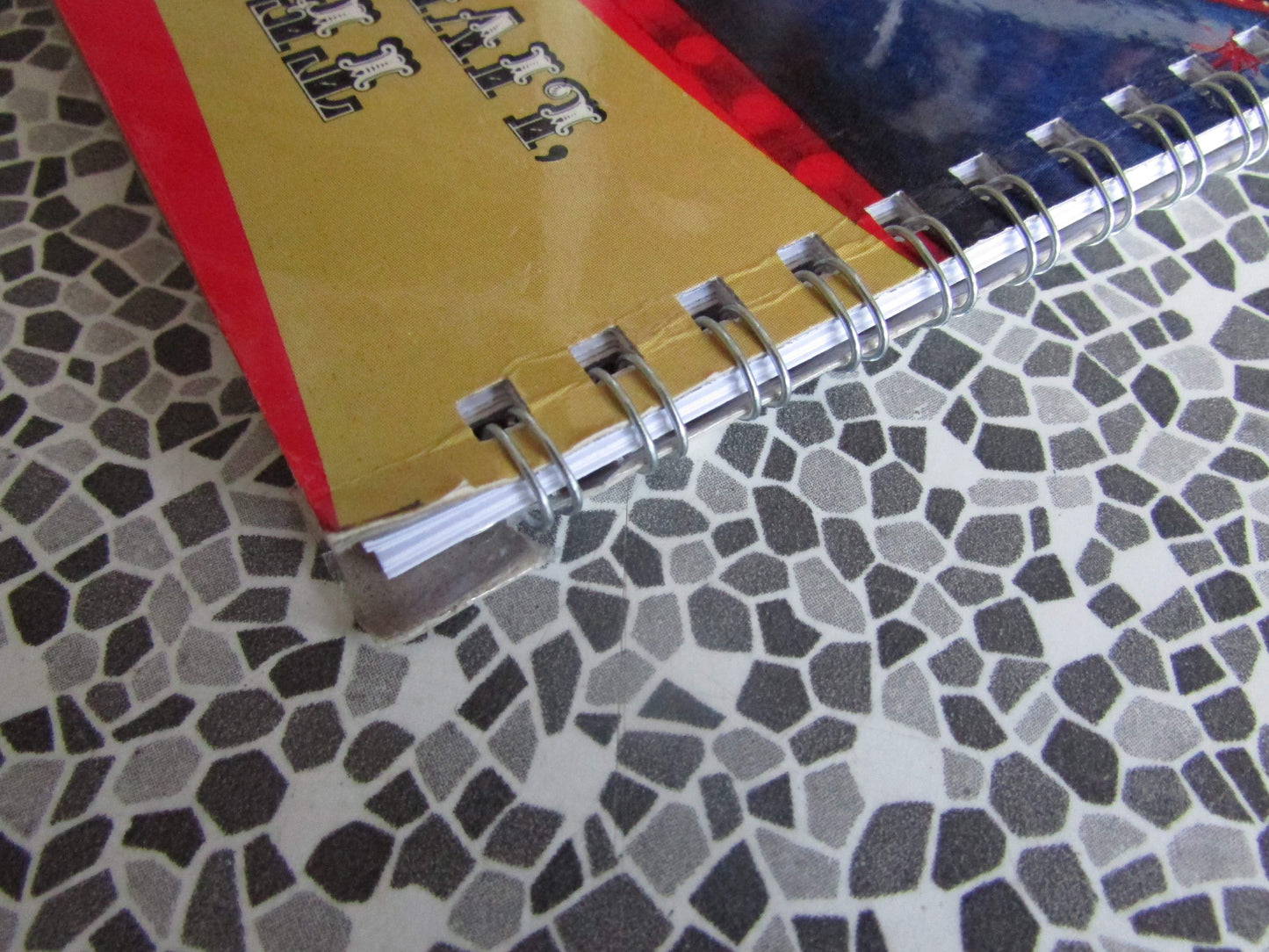 Home-made A4 wire bound sketchbook using 170gsm Acid Free Cartridge Paper, Tennessee Ernie Ford