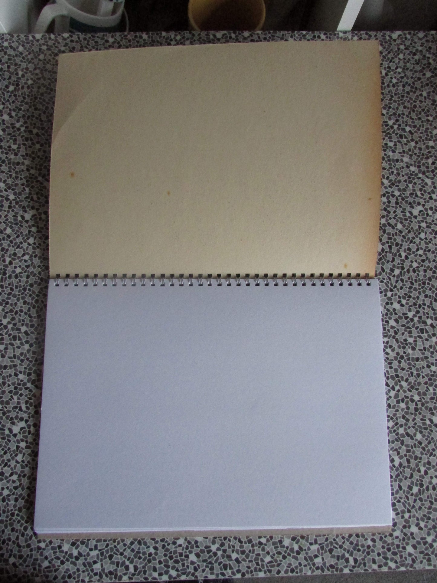 Home-made A4 wire bound sketchbook using 170gsm Acid Free Cartridge Paper, The History of Jazz