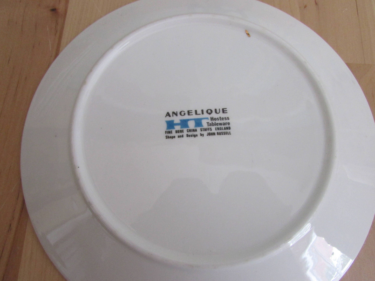 Set of 6 1960s HT (Hostess Tableware) "Angelique" tea/cake plates