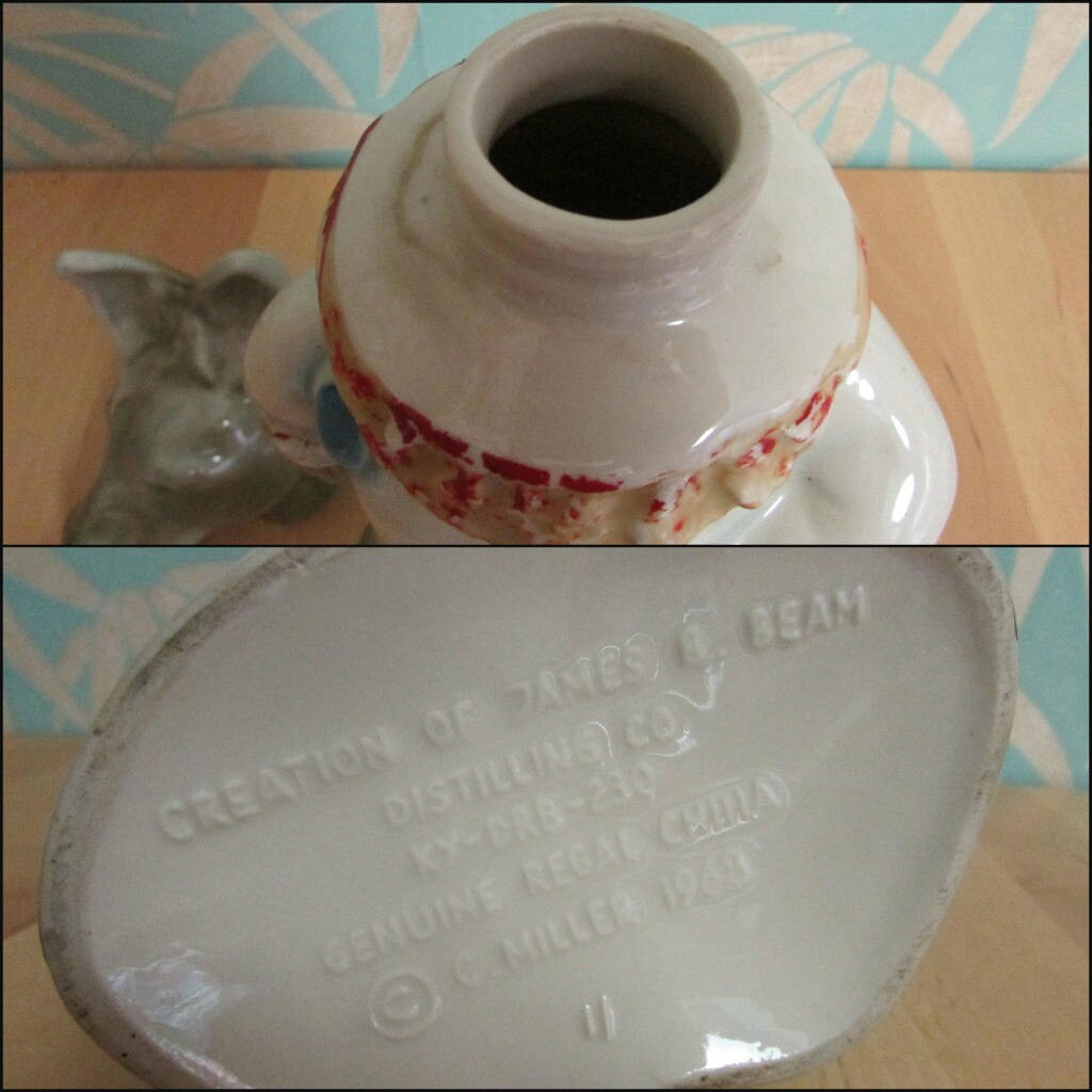 1968 Jim Bean Donkey Beamstrophy whisky decanter