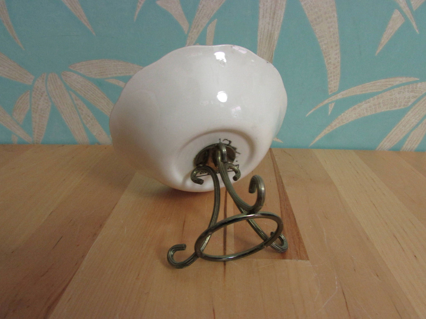 1950s W. H Grindley & Co "Holiday" china footed candy dish