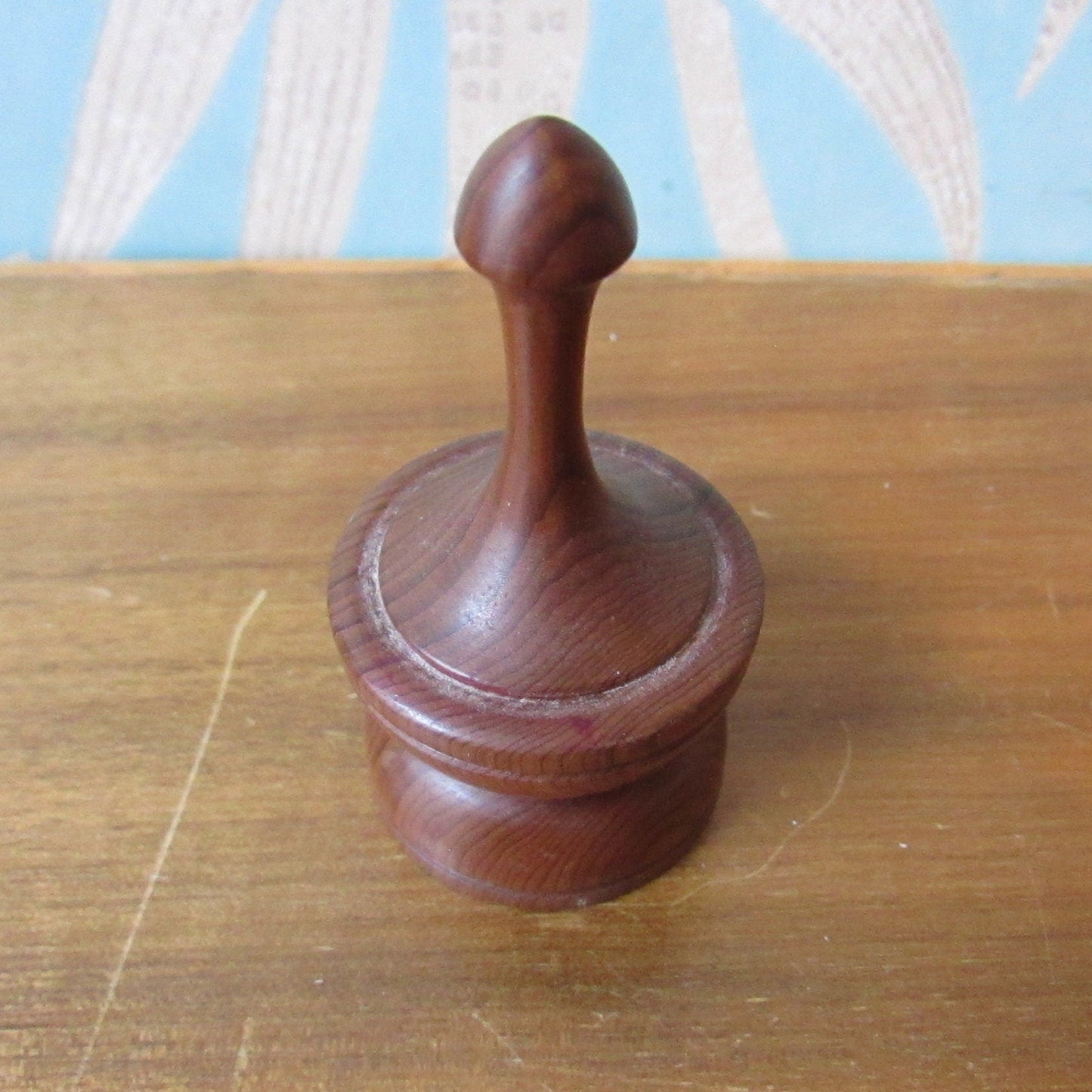 1990s B&T Designs wood turned ring holder