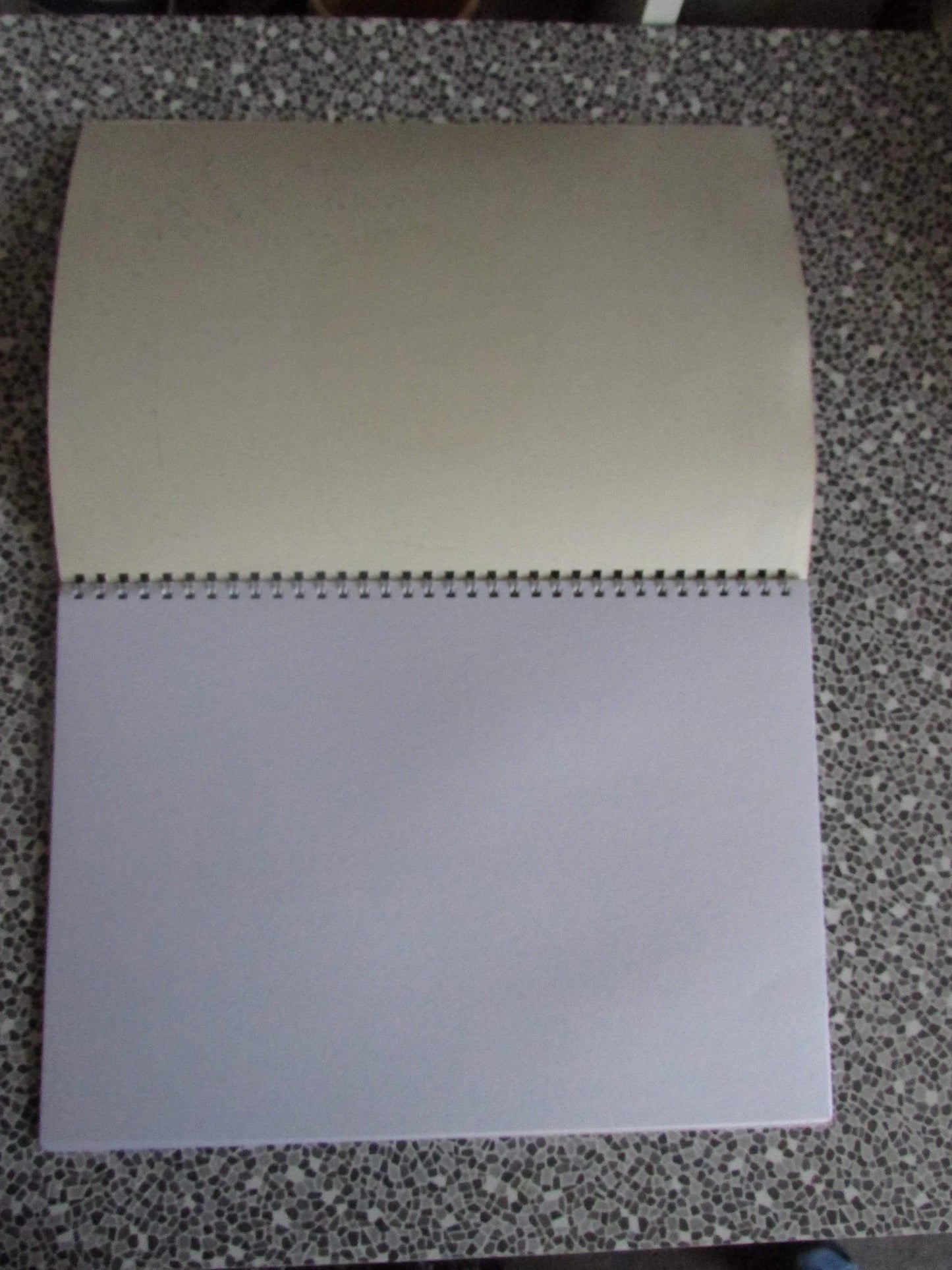 Home-made A4 wire bound sketchbook using 130gsm Cartridge Paper, The Merry Widow