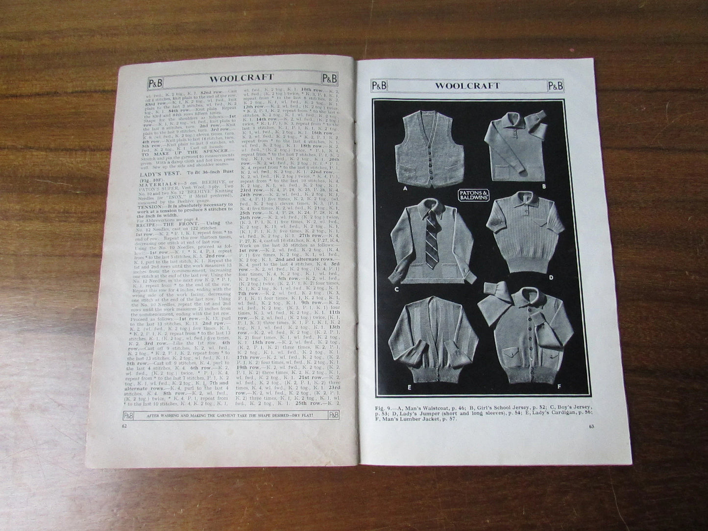 Vintage Patons & Baldwin's Woolcraft pattern booklet; A Practical Guide to Knitting and Crochet
