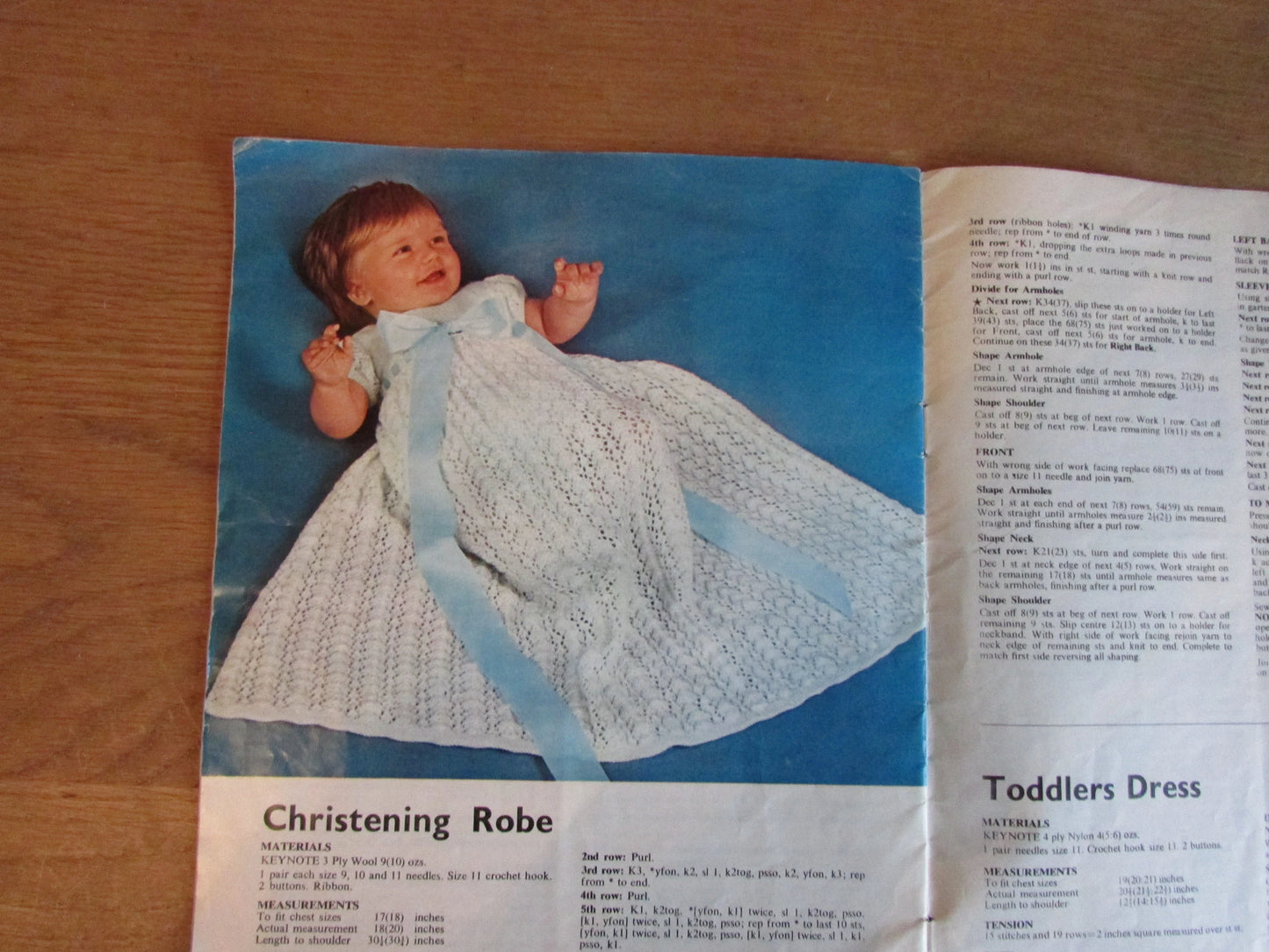 1969 Keynote Baby Book: knitting & crochet Patterns for babies