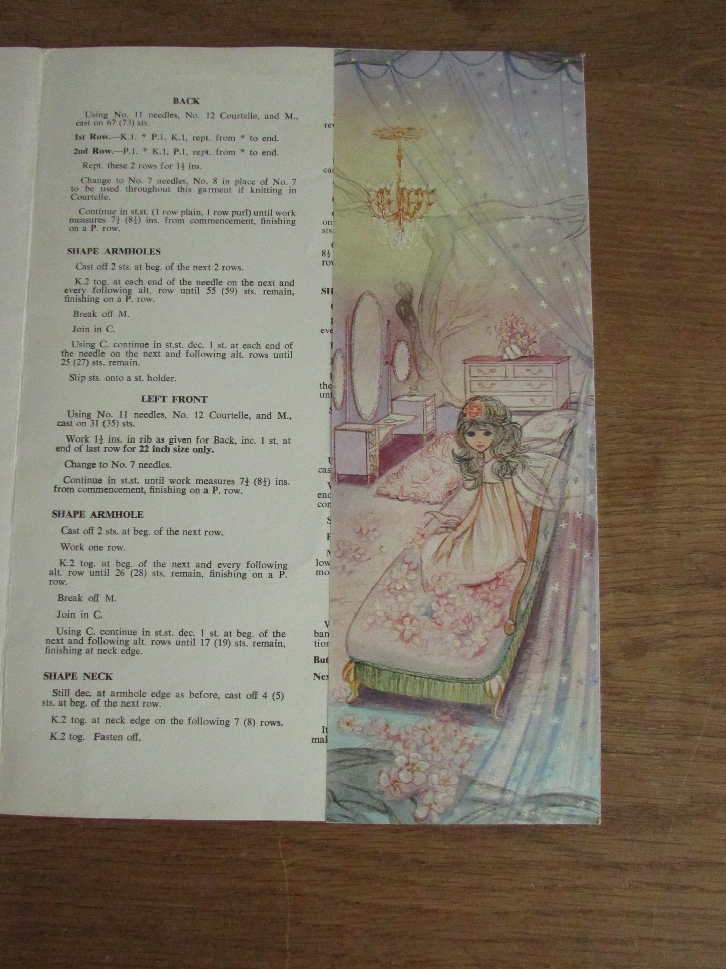 1960s Wendy Design Peter Pan P73 knitting pattern for infant's cardigan