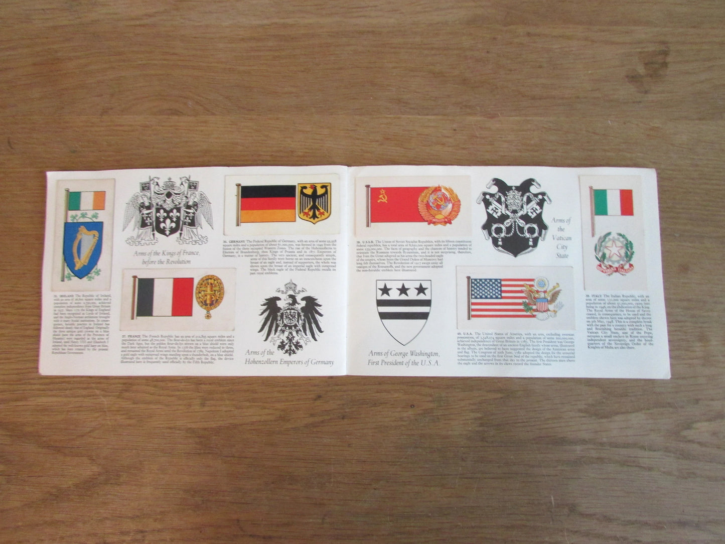 1967 Brooke Bond Picture Cards: Flags & Emblems of the World, complete
