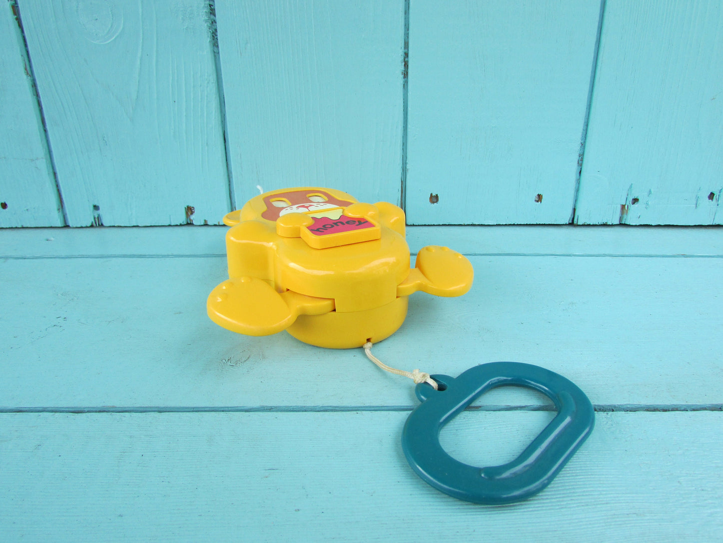 1988 Early Learning Centre Honey Bear musical cot toy
