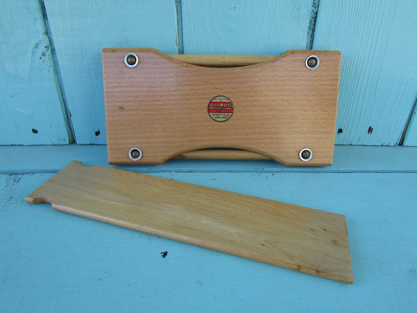 Vintage John Watts hardwood ironing tie press