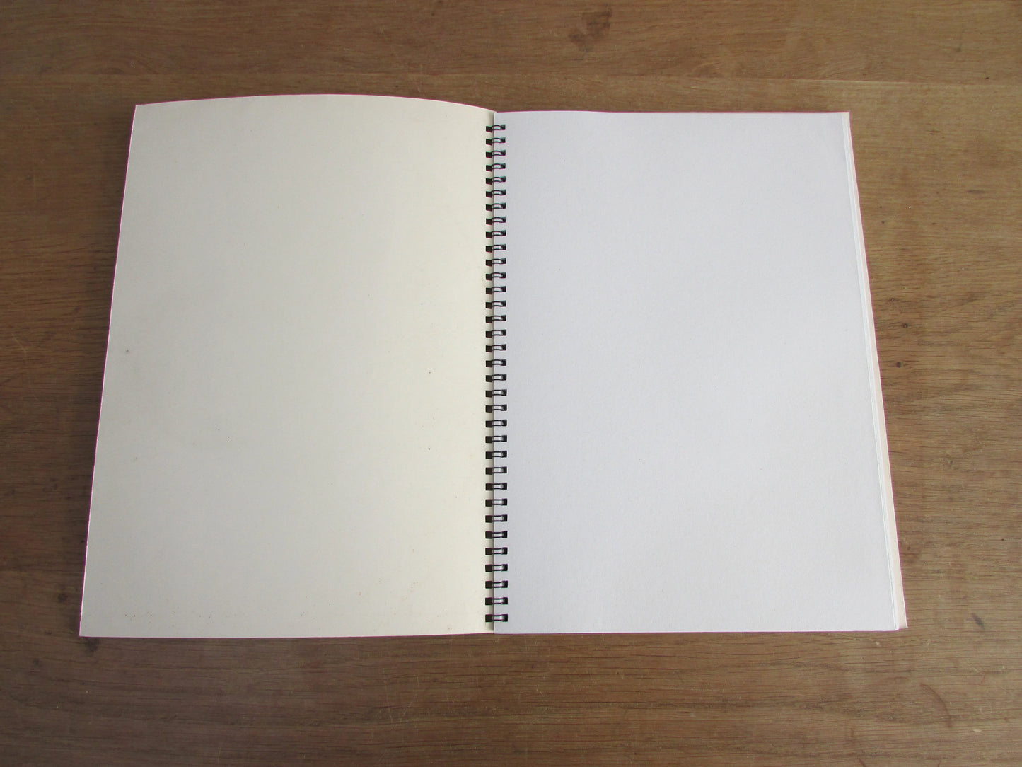Home-made A4 wire-bound sketchbook using 100% recycled 140gsm Cartridge Paper, Annie Get Your Gun