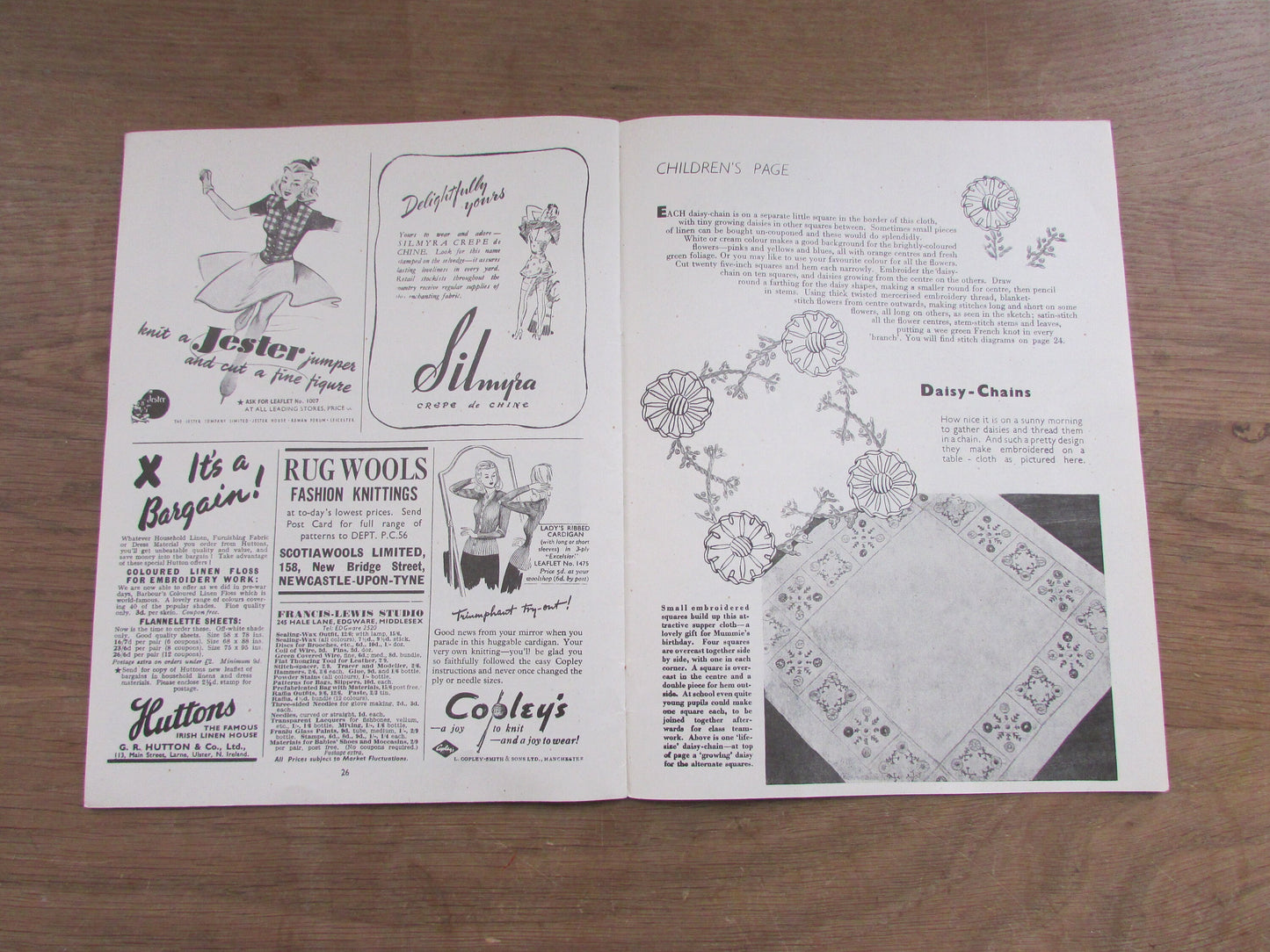 1948 Needlework Illustrated 191 knitting pattern booklet
