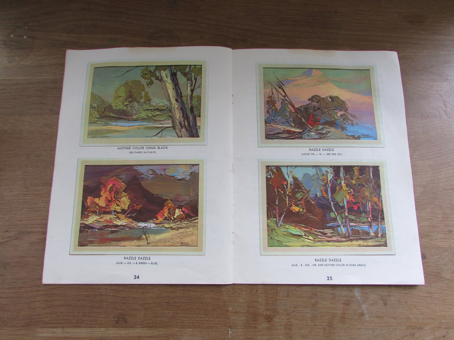 Walter T. Foster Color with Palette Knife & Brush, by Merlin Enabit the Color Wizard (Softback, 1960s)