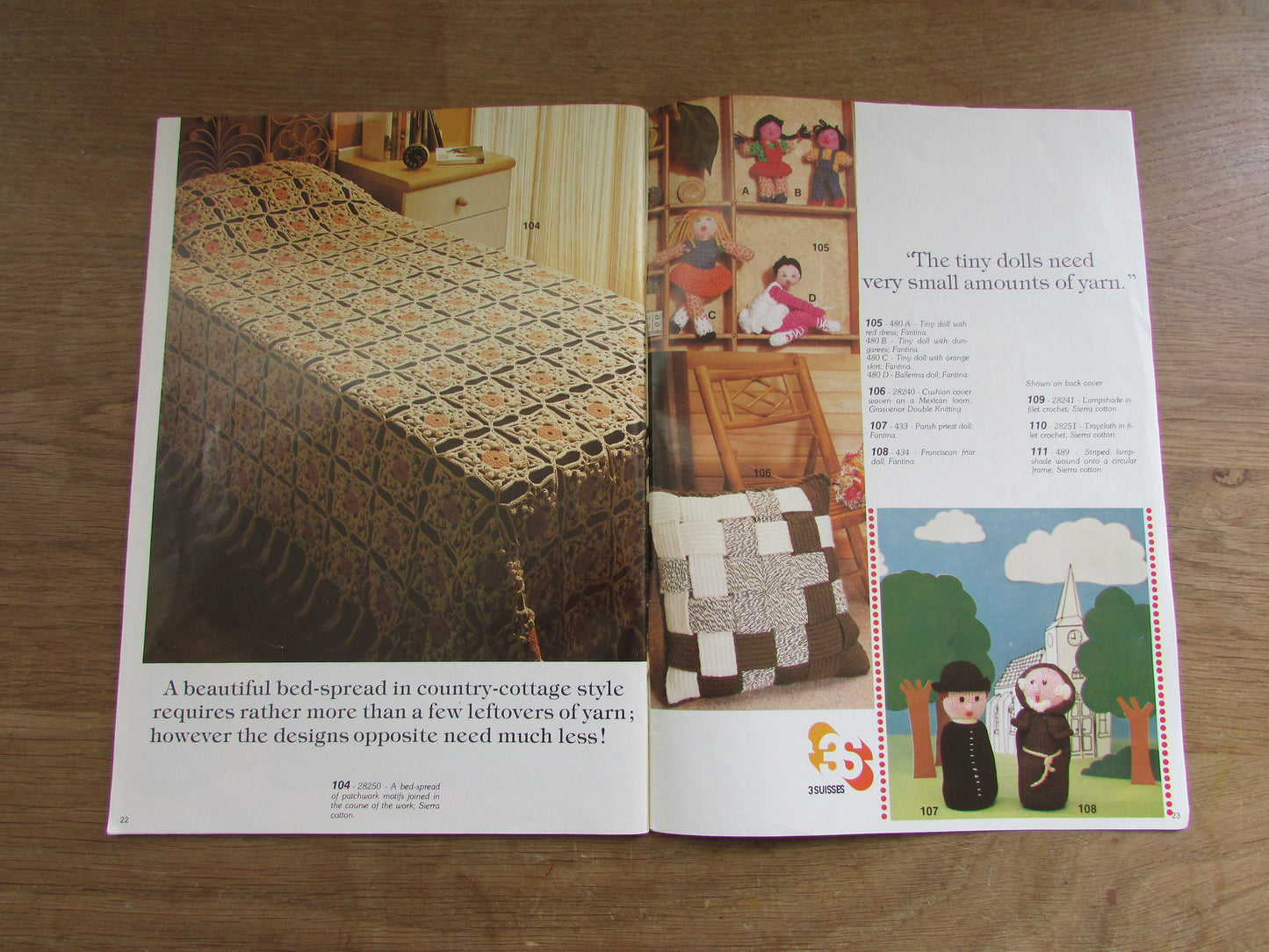 1980s 3 Suisses Bits & Pieces No.169 craft pattern magazine