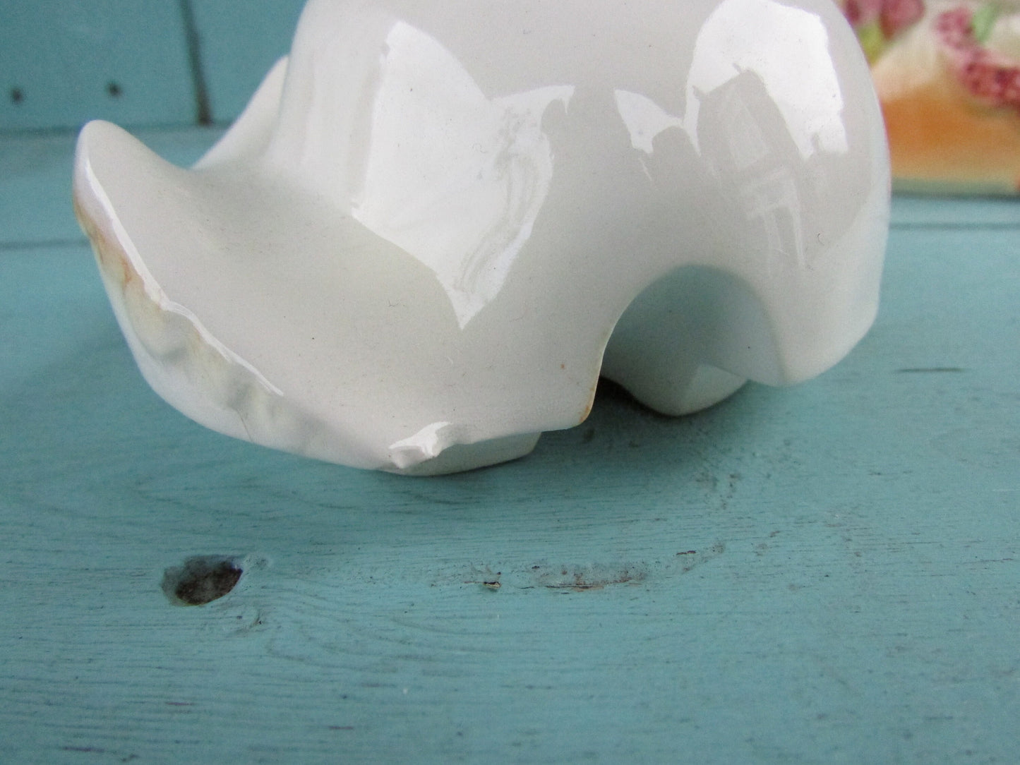 Pair of vintage ceramic Dutch girls in traditional costume lidded milk jug & sugar pot