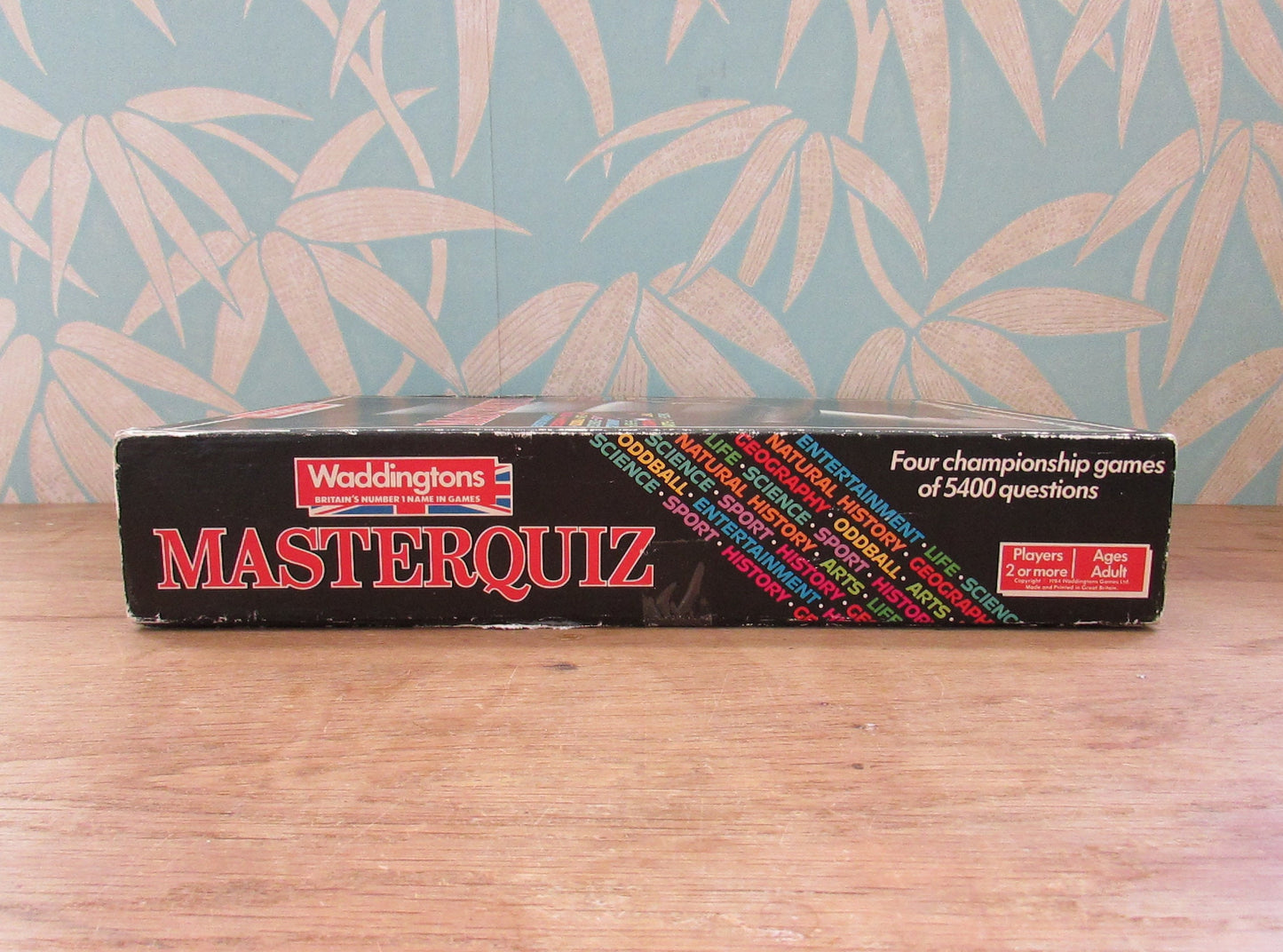 1984 Waddingtons Masterquiz board game