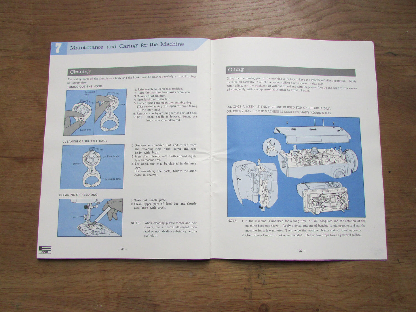 How to Use and Enjoy Your Sewing Machine E606 (Softback, 1970s)