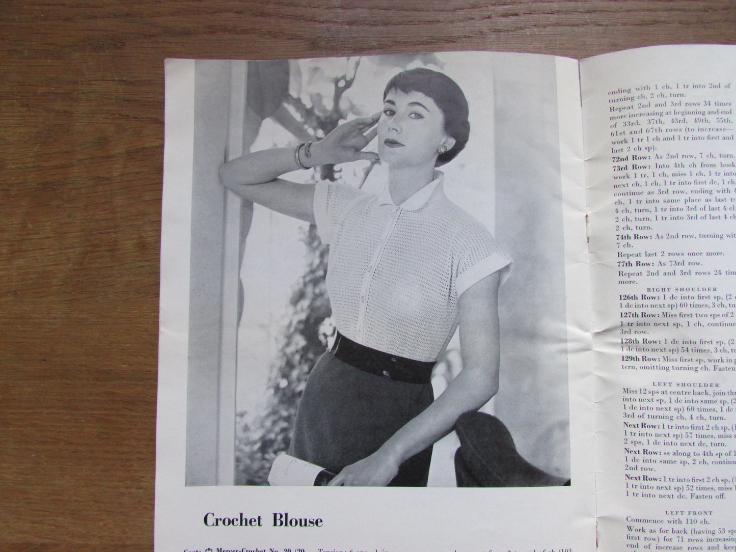 1963 Coats Learn to Crochet No.507 pattern booklet