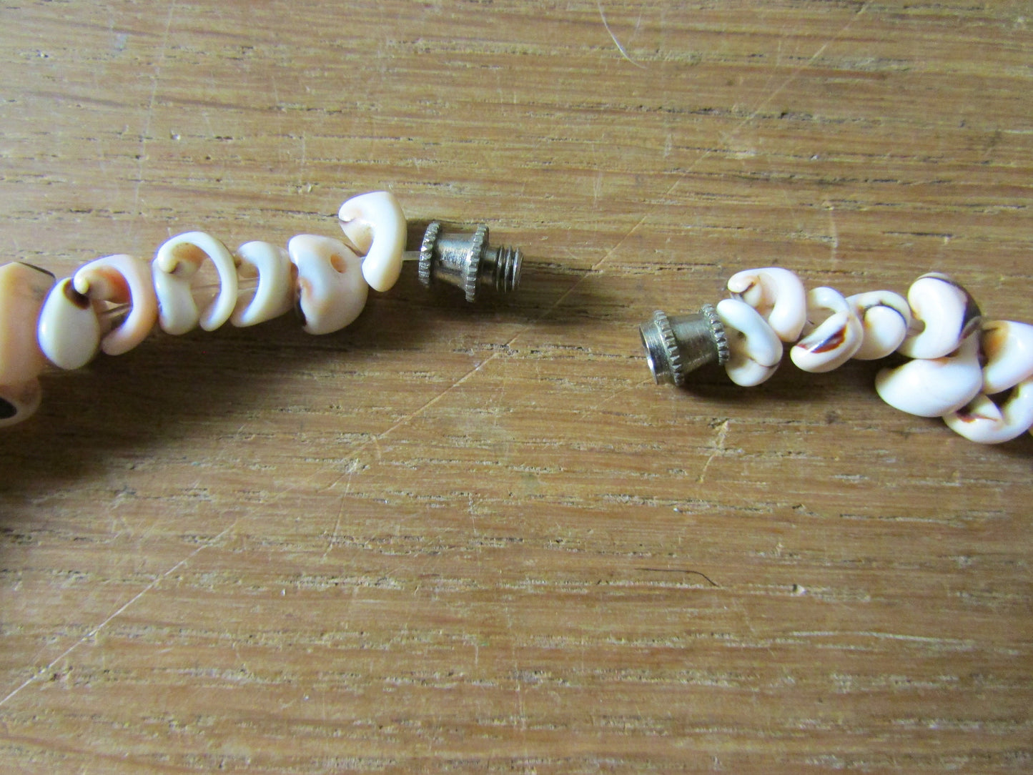 1940s twisted sea shell necklace
