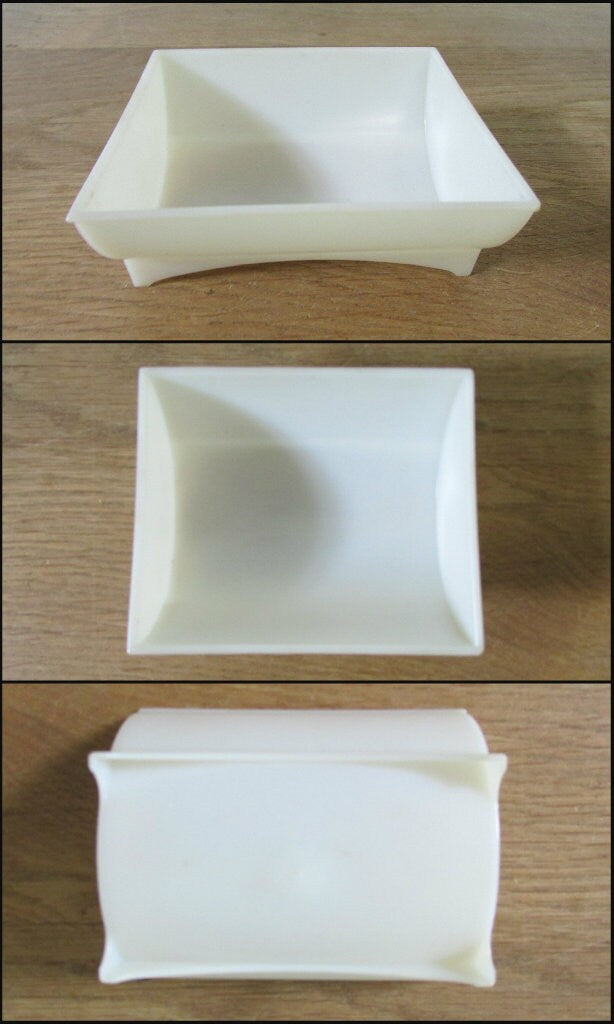 1970s Tupperware pastel wagon wheel 6-coaster set