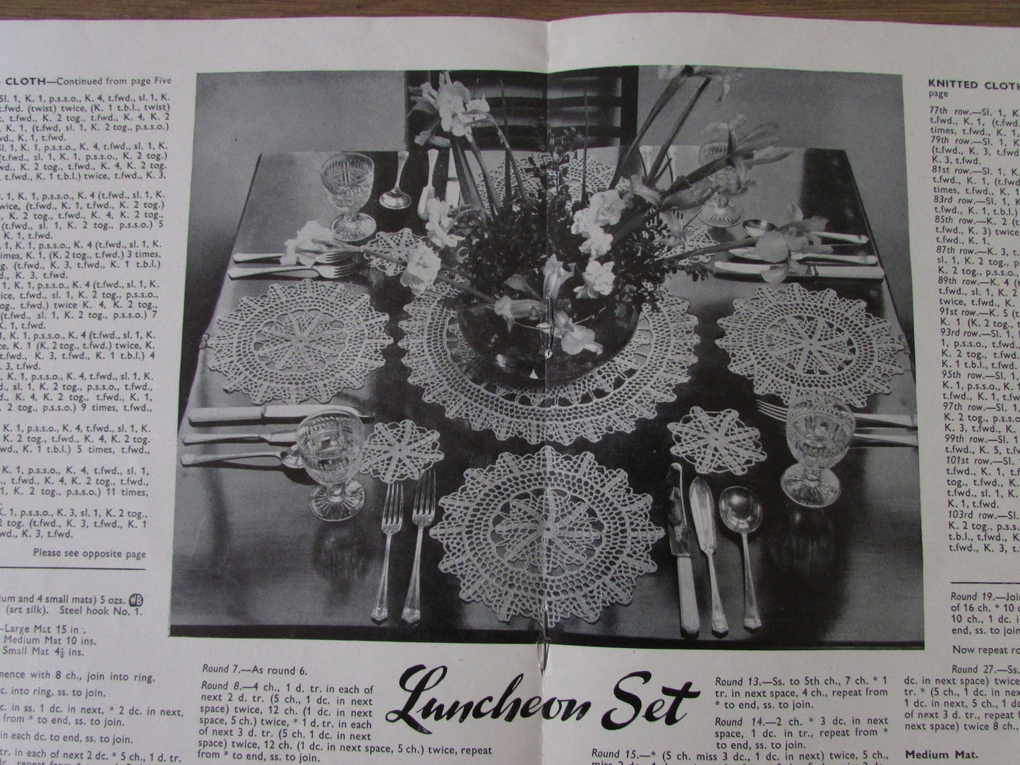 1940s Sobritto Book No.3 by Penelope crochet patterns for fashion & home