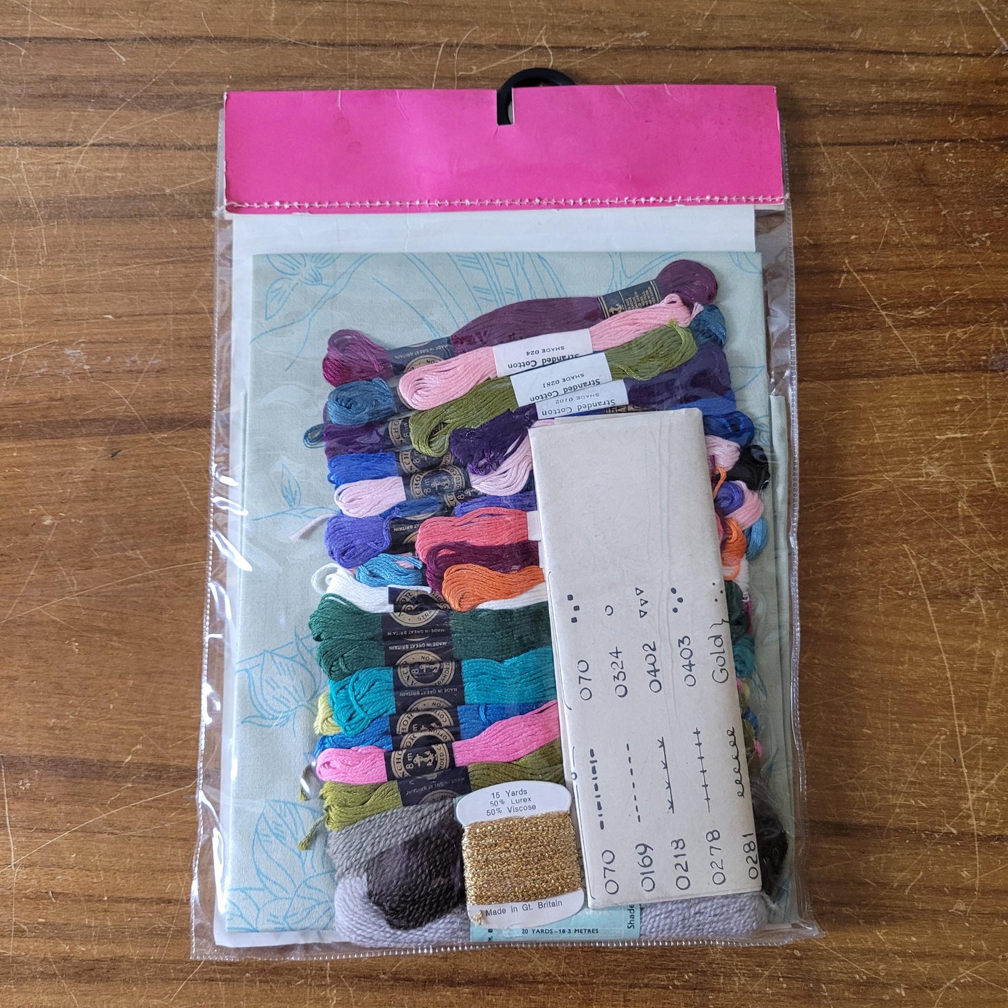 Vintage Penelope Needlework "Kwan-Tung" embroidery panel (complete)