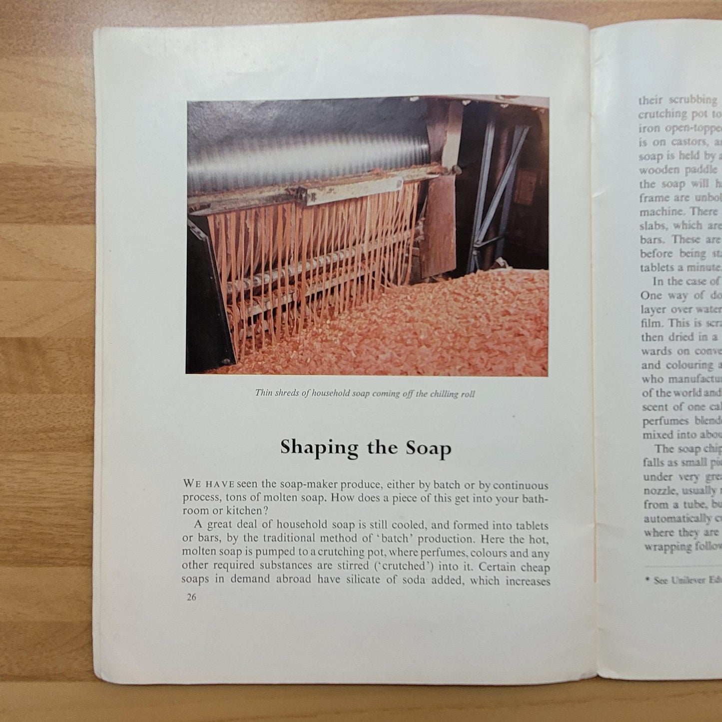 Soapmaking; a Unilever educational leaflet (Softback, 1958)