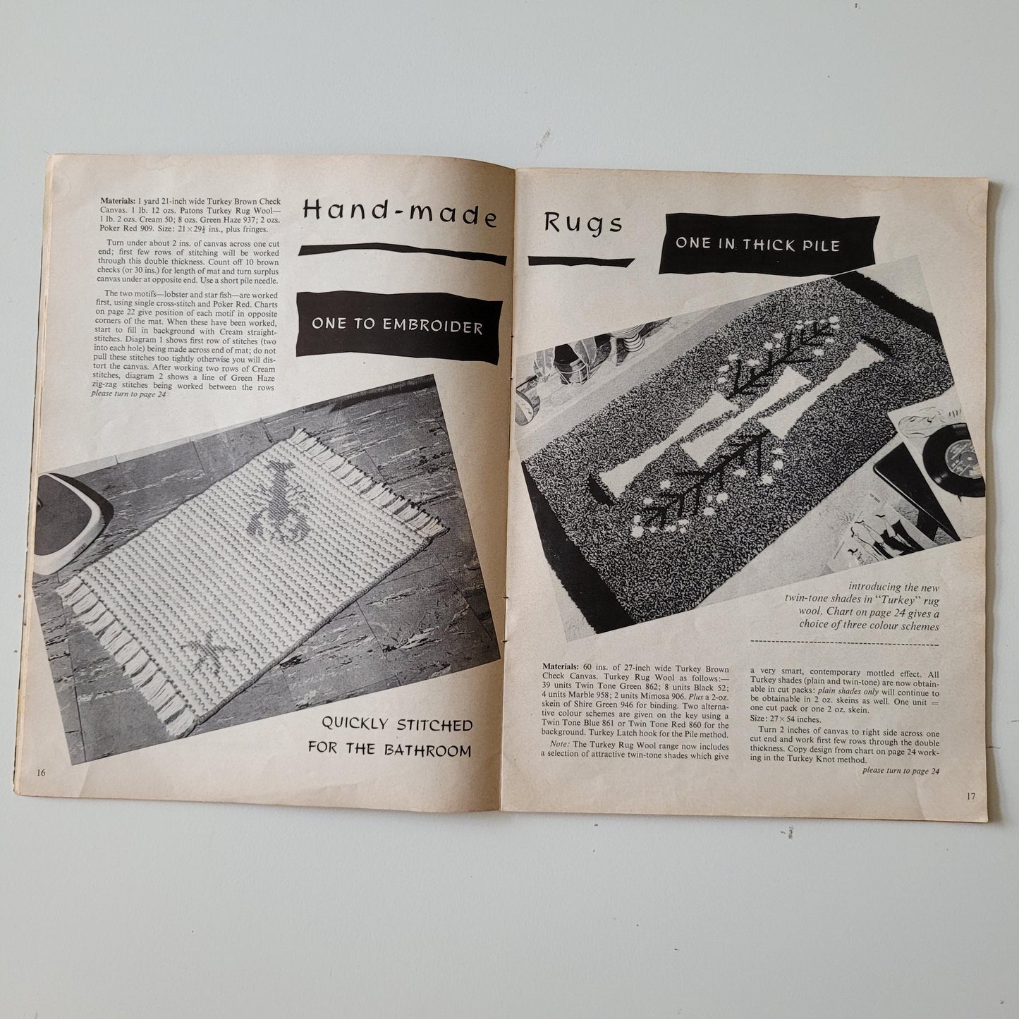 March 1959 Stitchcraft pattern booklet