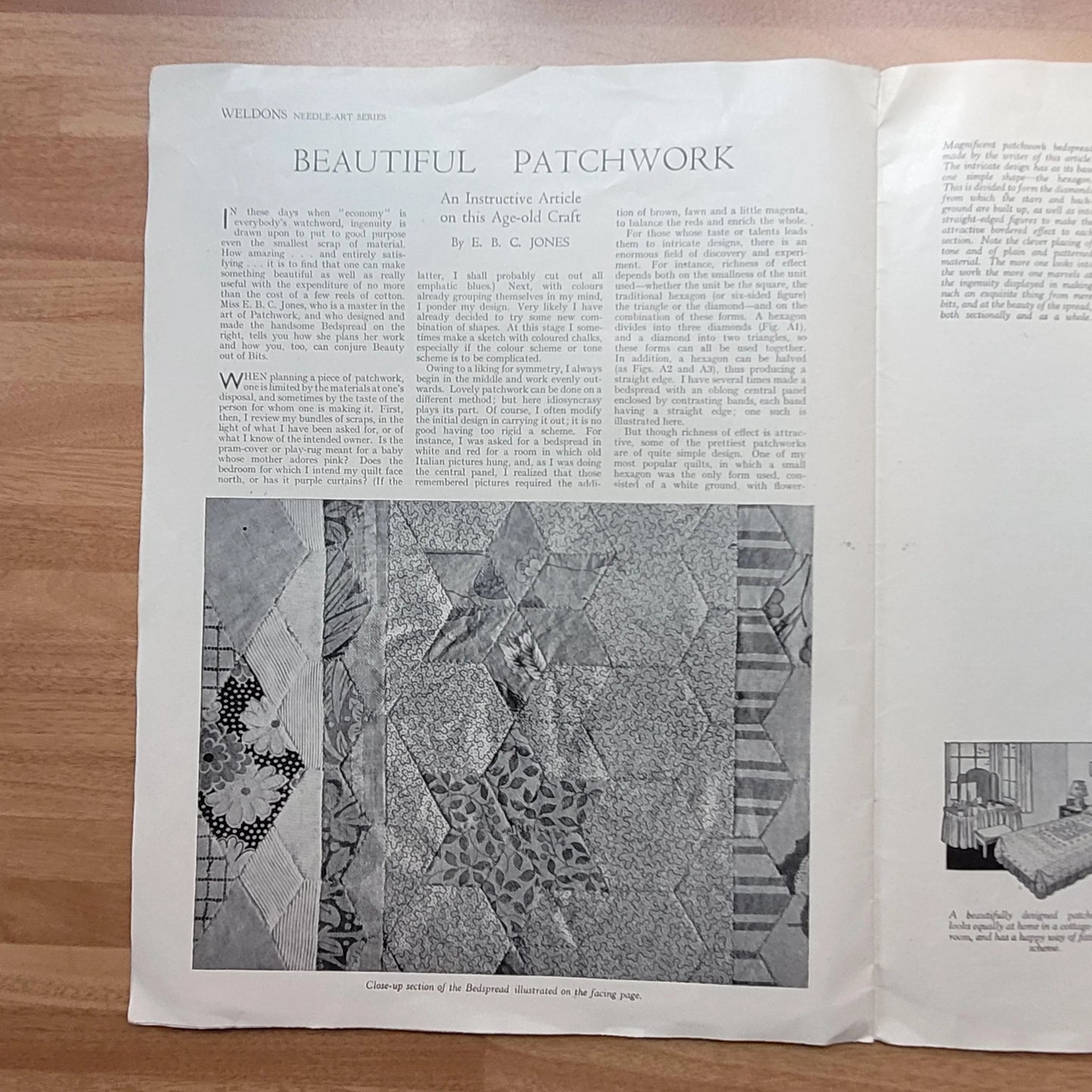 1940s Weldon's needle-art series No.5: Period Needlework (includes supplement chart)