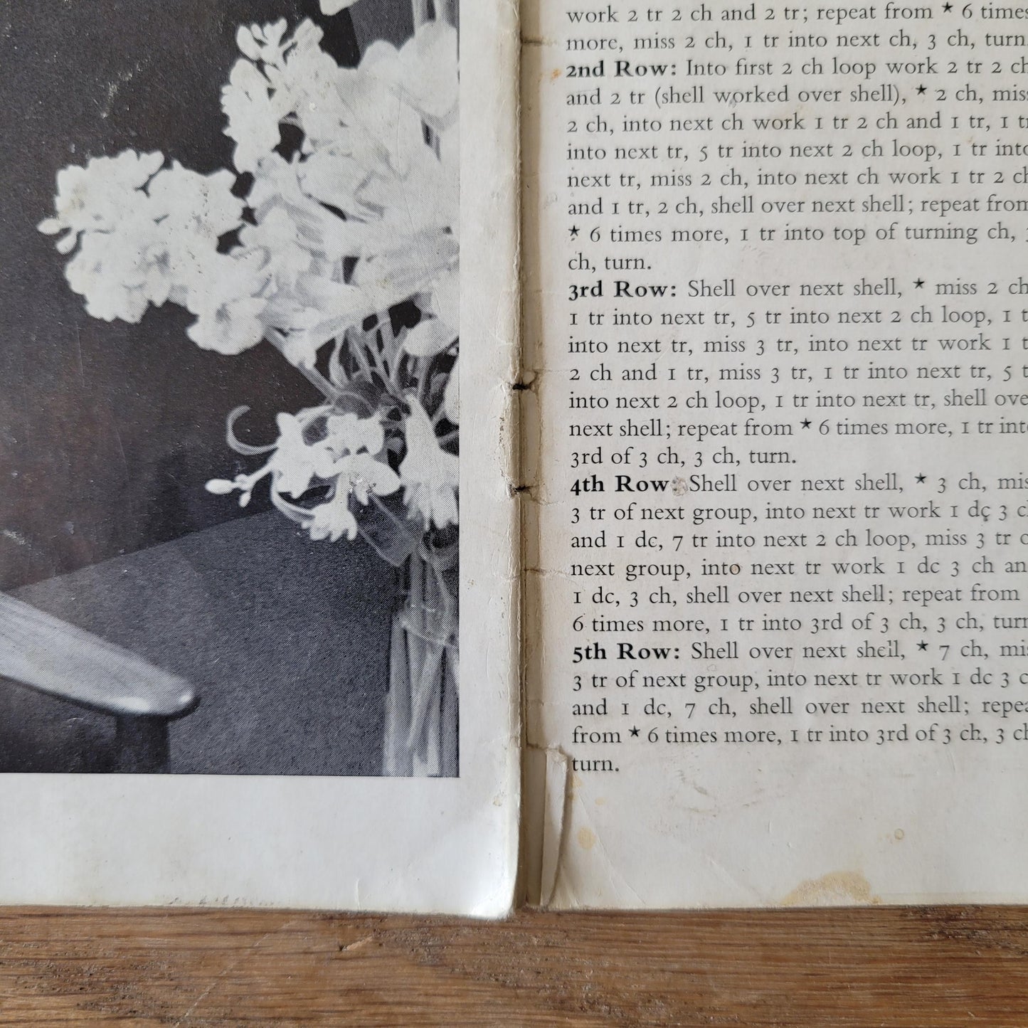 1965 Coats Sewing Group book 1009 - Chairback Designs with crochet