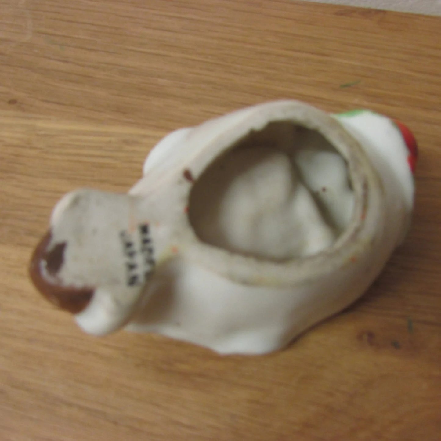 Rare vintage lustreware Pierrot pin/ashtray