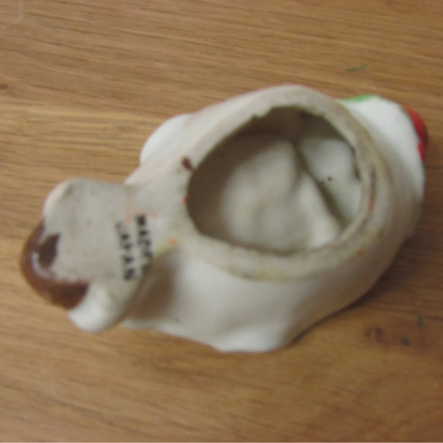 circa. 1940s Japanese lustreware Pierrot ashtray
