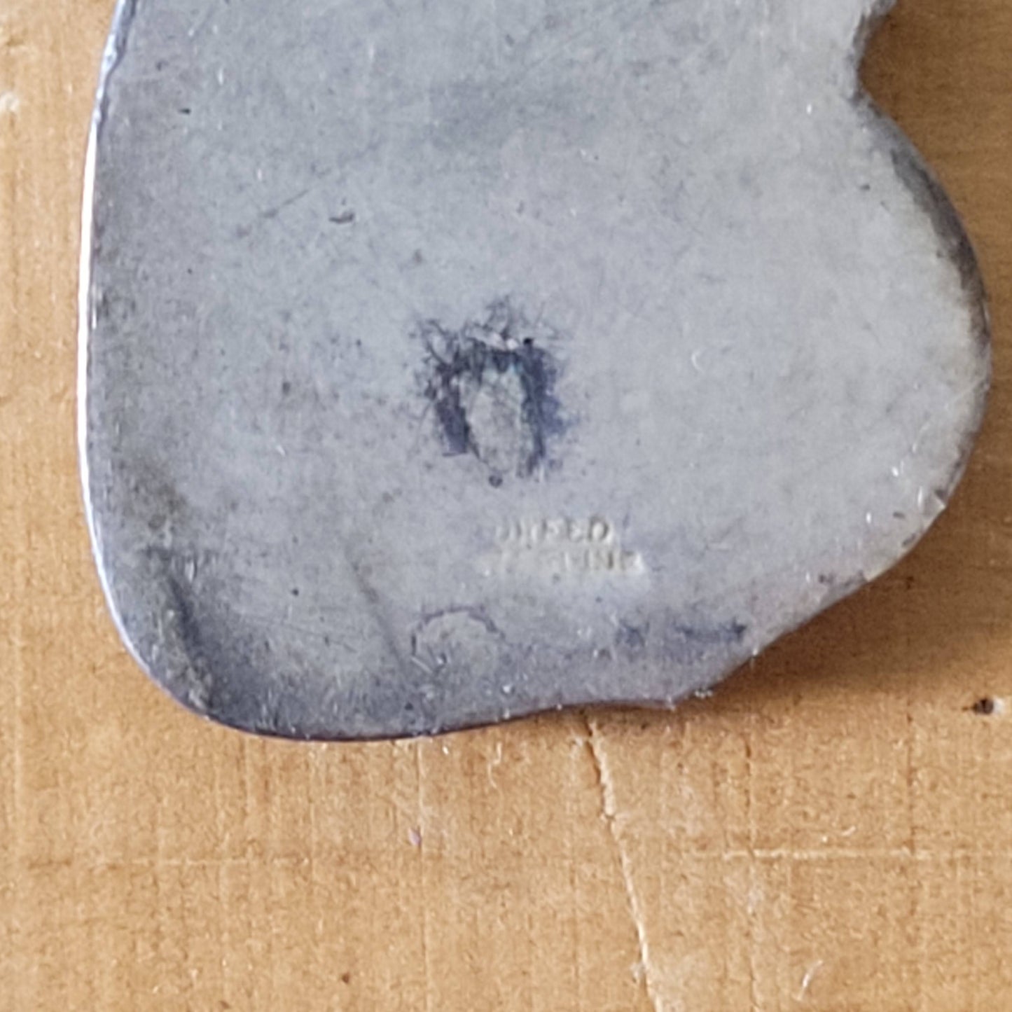 Vintage enamelled Mary & Jesus silver pendant, stamped Creed Sterling