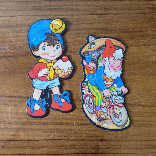 1980s Noddy, & Big Ears cardboard puzzles