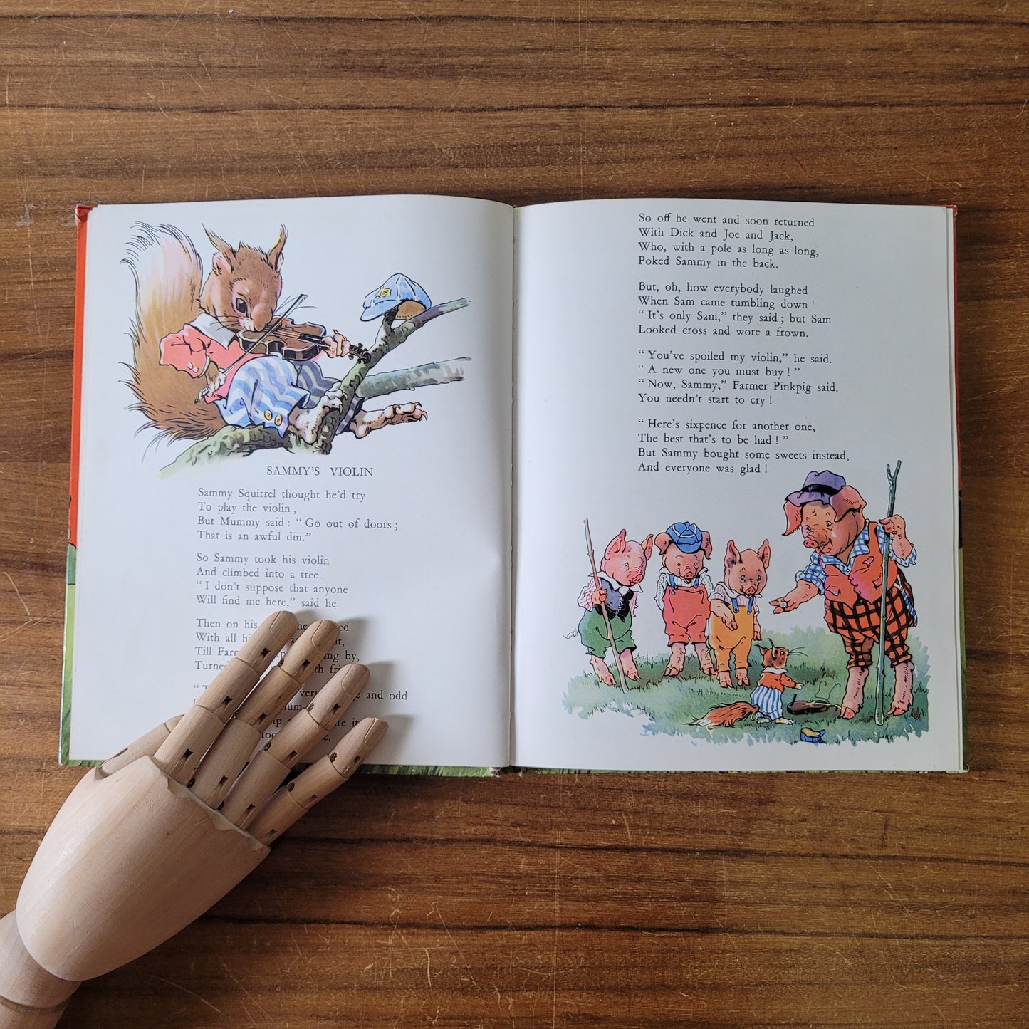 Merry-Go-Round, picture and story book, by Mabel & Lily Dean (Hardback, 1949)