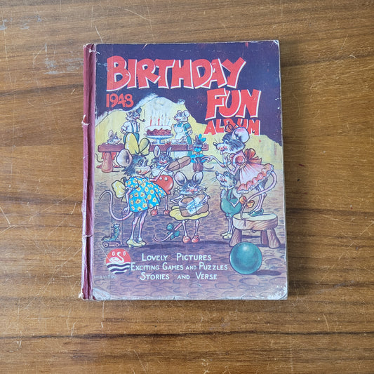 Birthday Fun Album (Hardback, 1948)