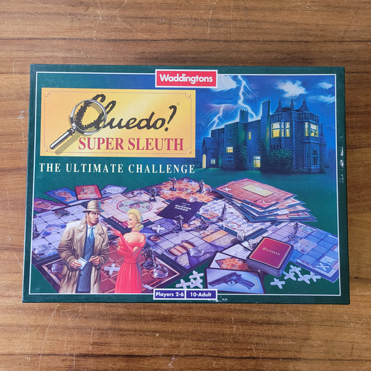 1995 Waddingtons Cluedo Super Sleuth board game (complete)
