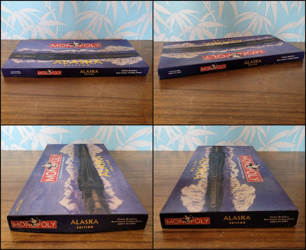 1997 Parker Brothers Monopoly Alaska Edition real estate trading game (complete)