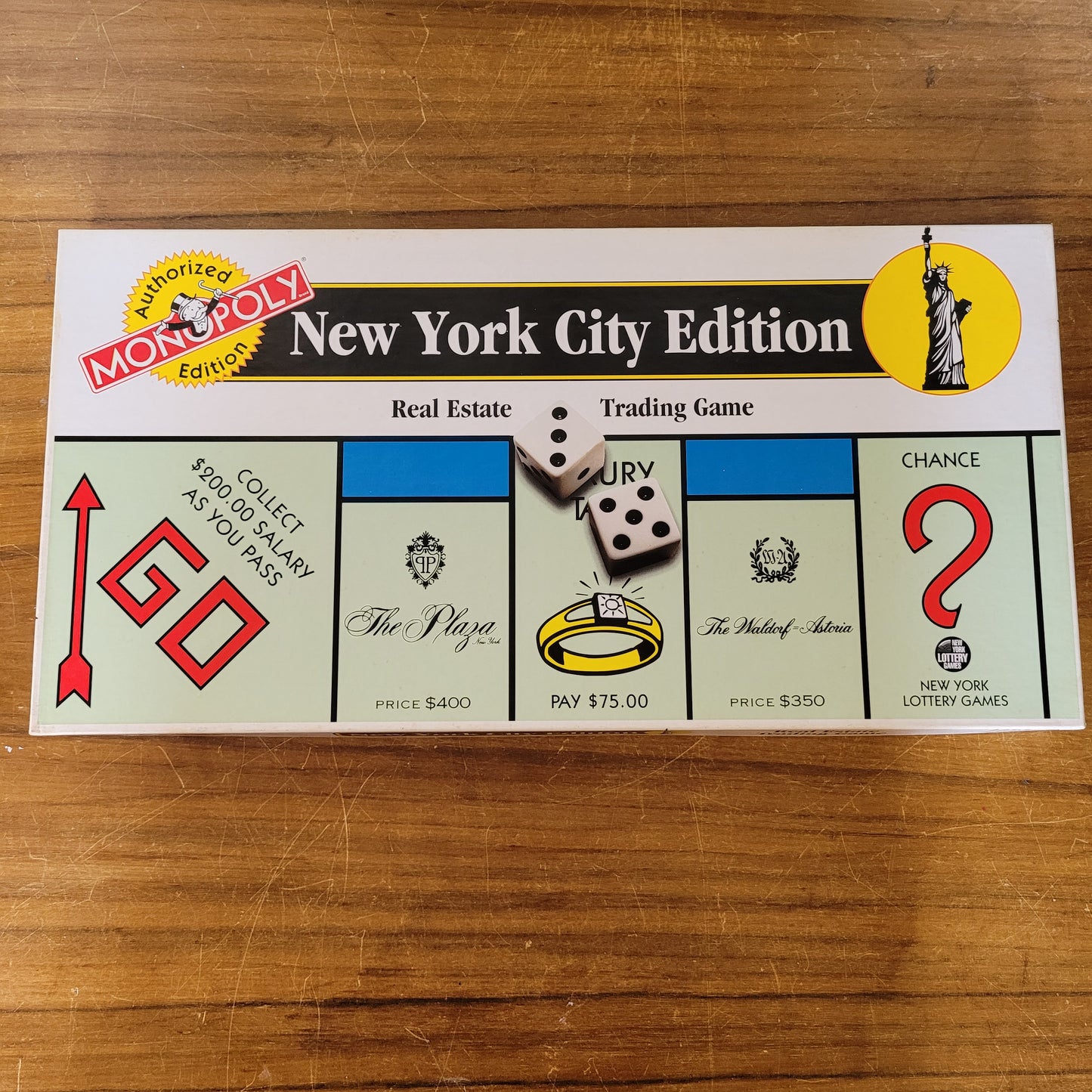 1996 Monopoly New York City Edition Real Estate trading game (complete)