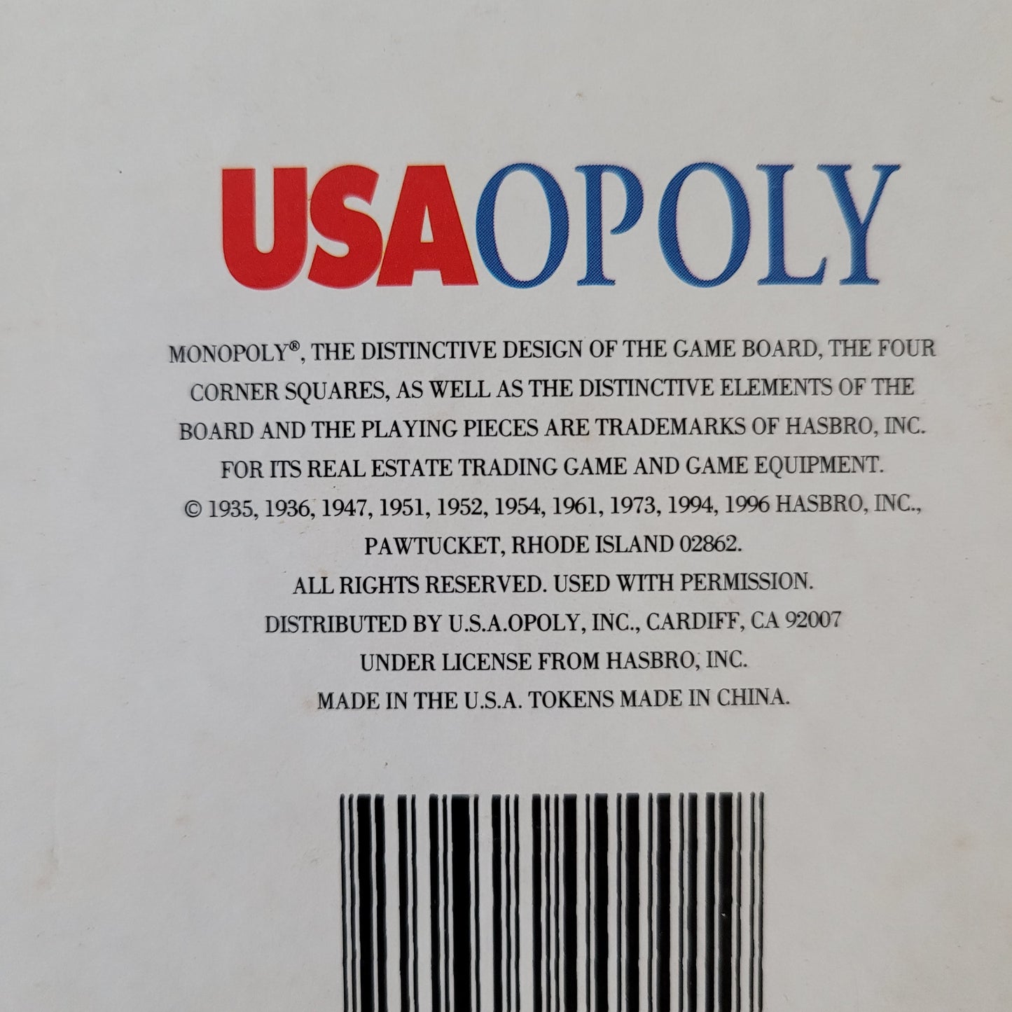 1996 Monopoly New York City Edition Real Estate trading game (complete)